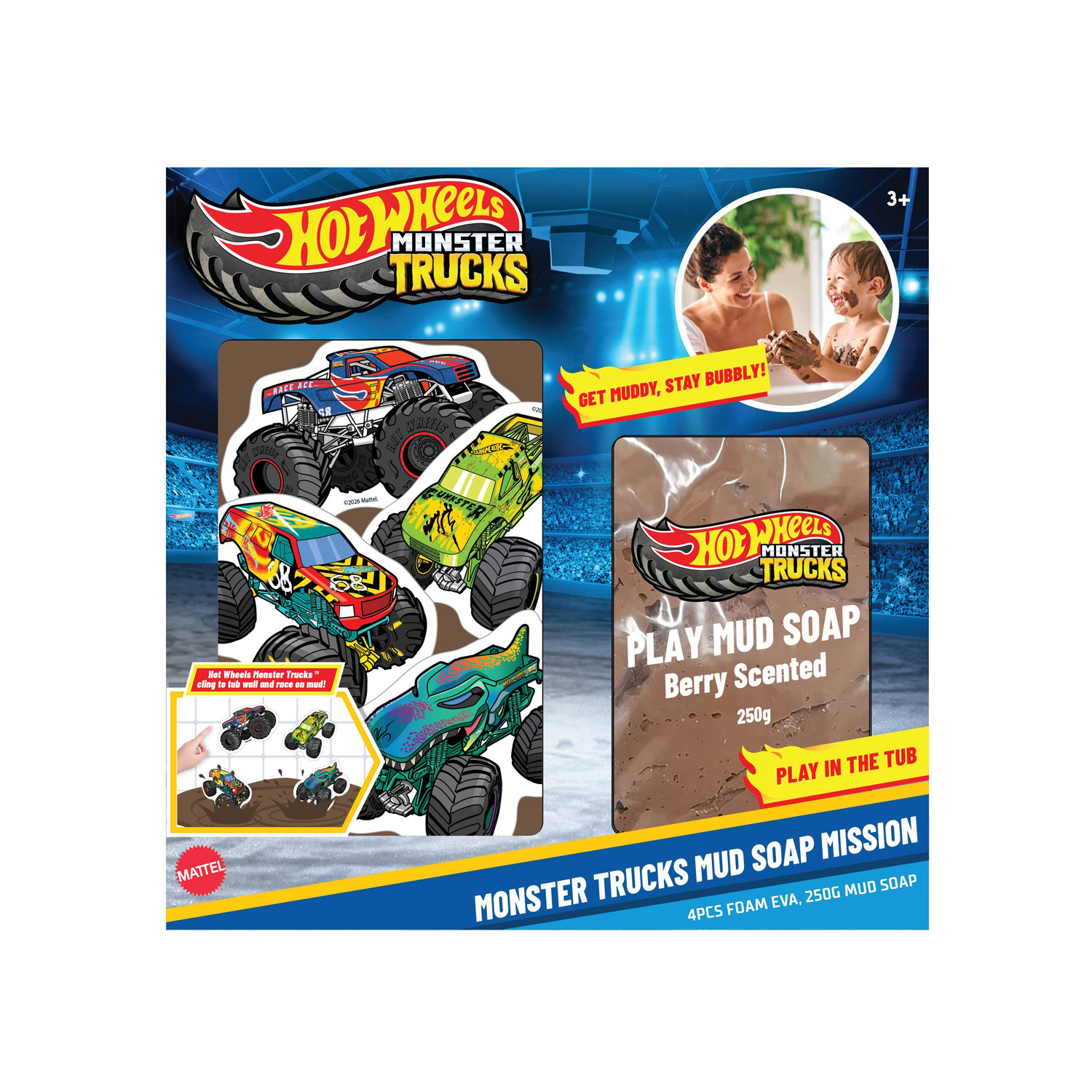 Hot Wheels Monster Trucks Mud Soap Mission Set 1 each