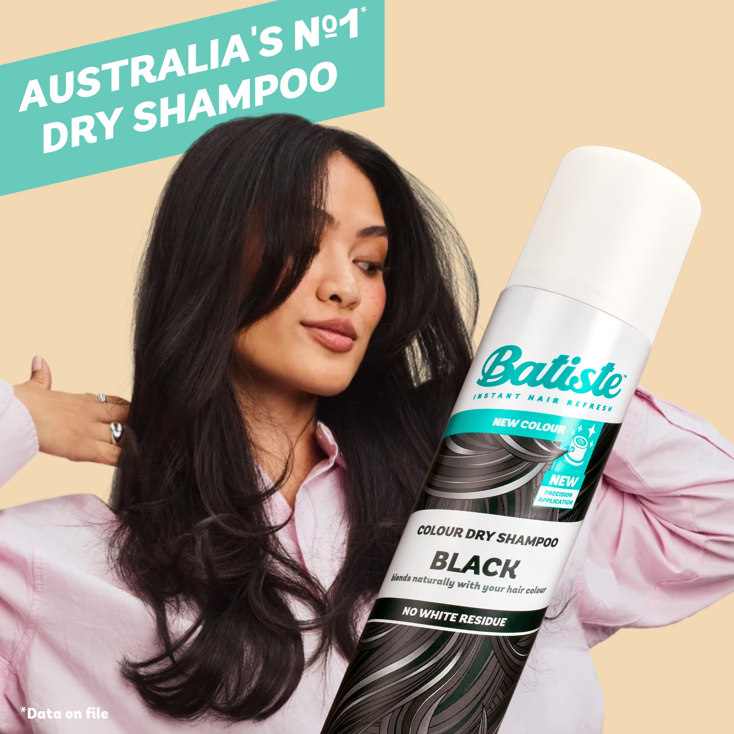 Batiste Dry Shampoo Hint Of Colour Black 200ml - Image 4