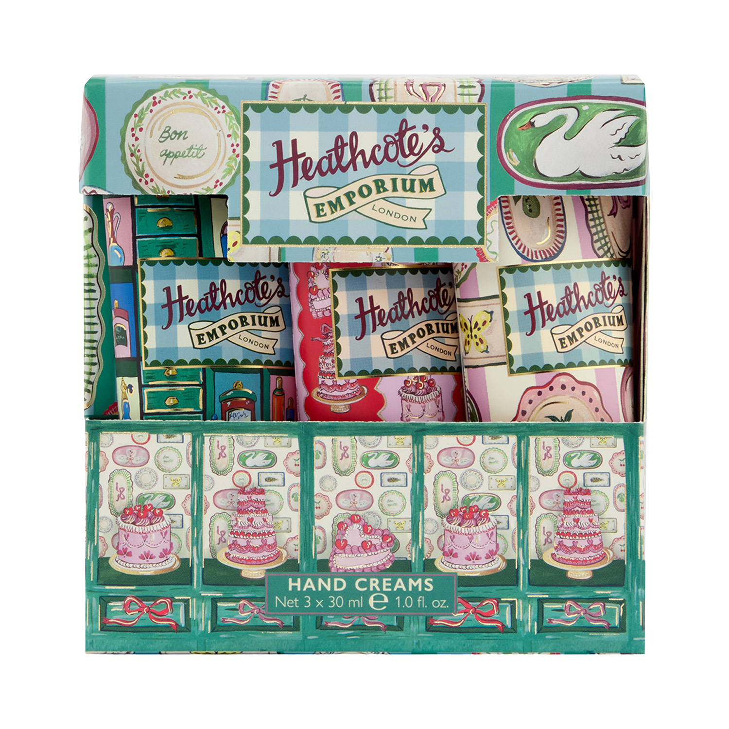 Heathcote's Emporium Vintage Fayre Hand Cream Trio 3 piece - Image 2