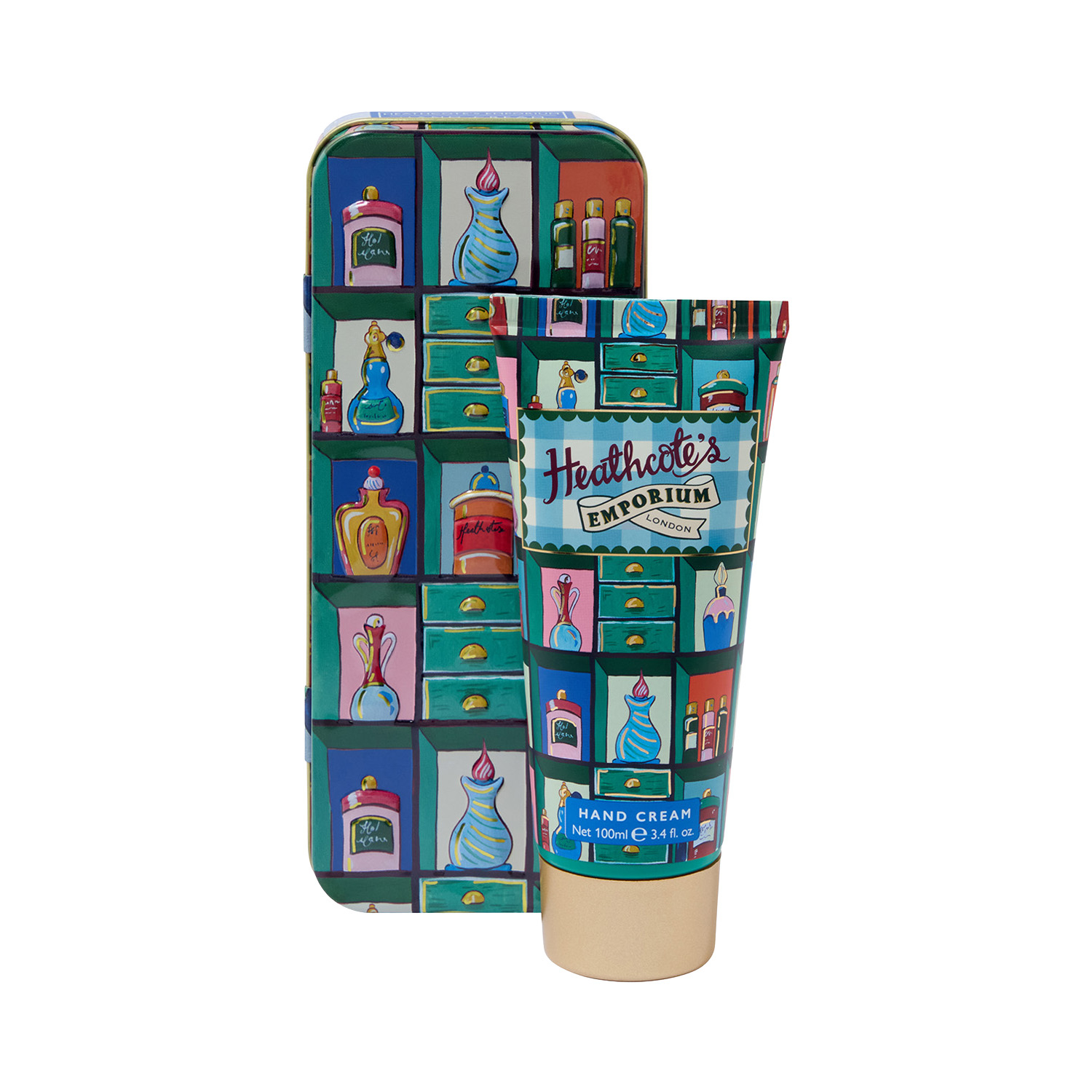 Heathcote's Emporium Vintage Fayre Hand Cream In Tin 100ml - Image 1