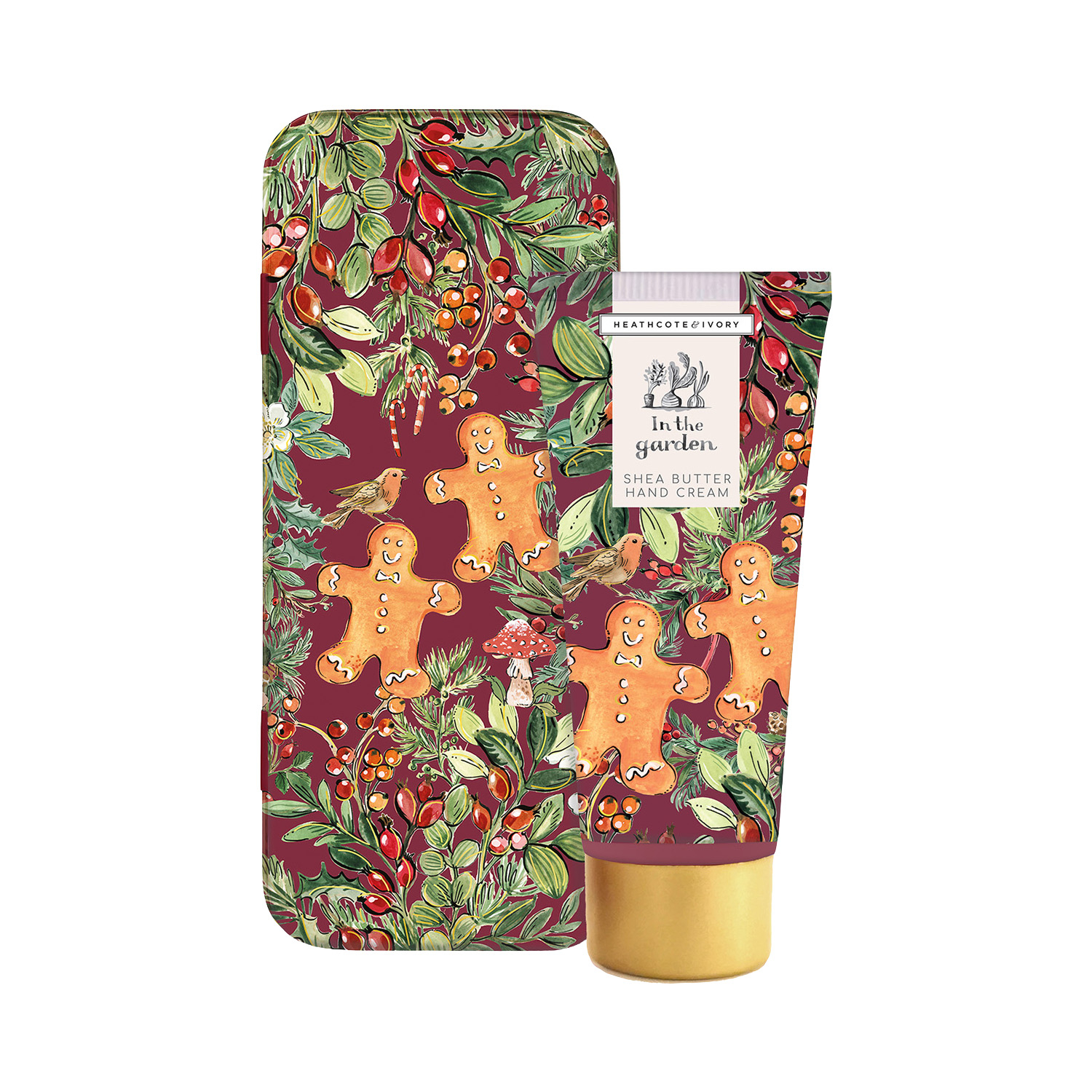 Heathcote & Ivory In The Garden Festive Collection Hand Cream In Tin 100ml - Image 3