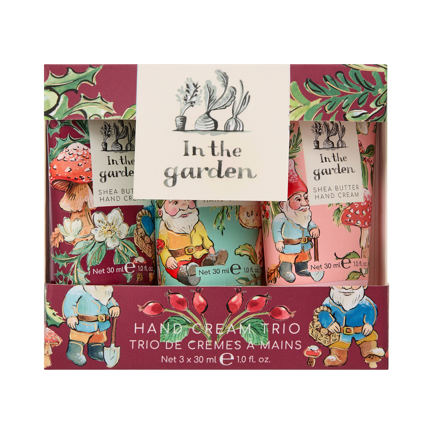 Heathcote & Ivory In The Garden Festive Collection Hand Cream Trio 3 piece - Image 2
