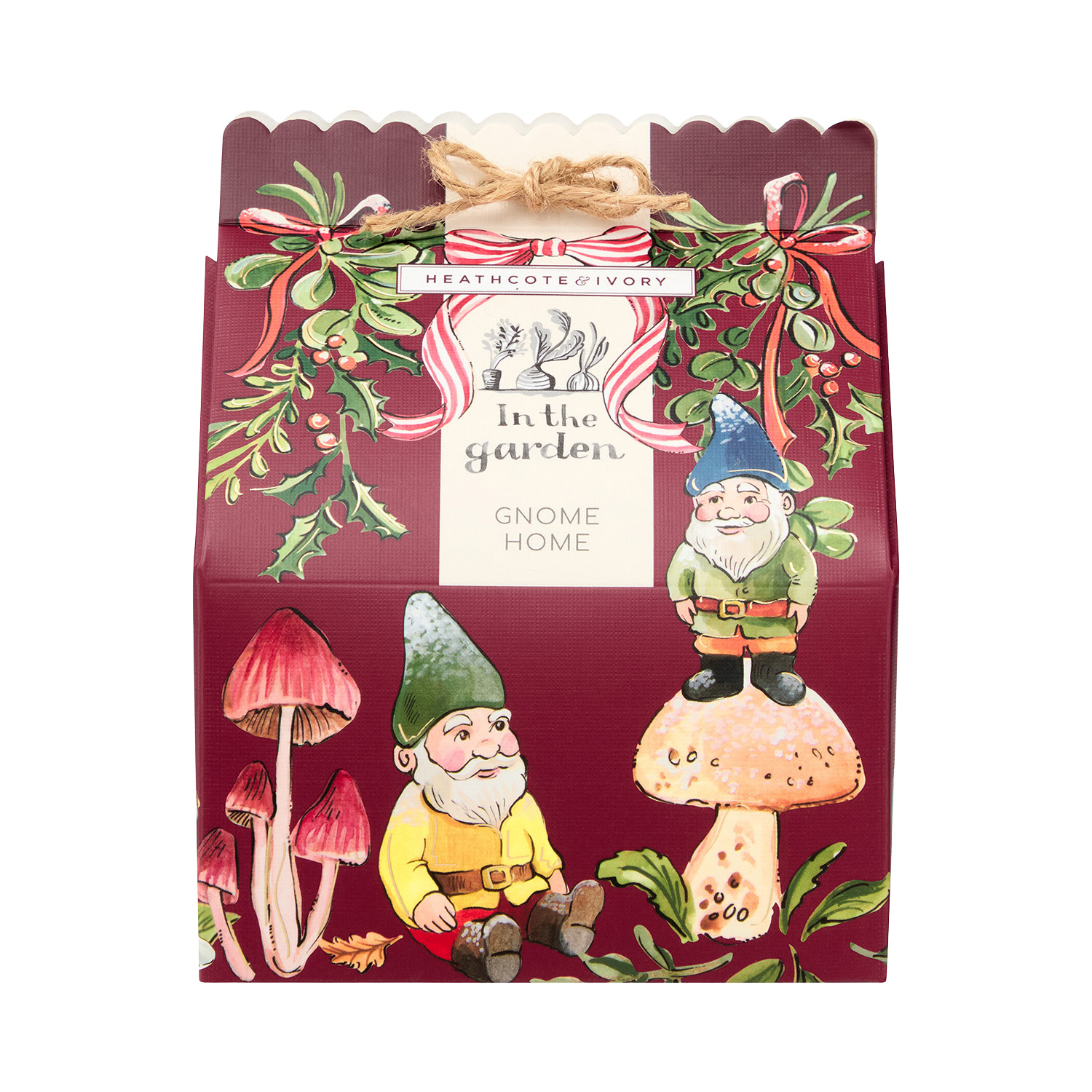 Heathcote & Ivory In The Garden Festive Collection Gnome Home 1 each - Image 2