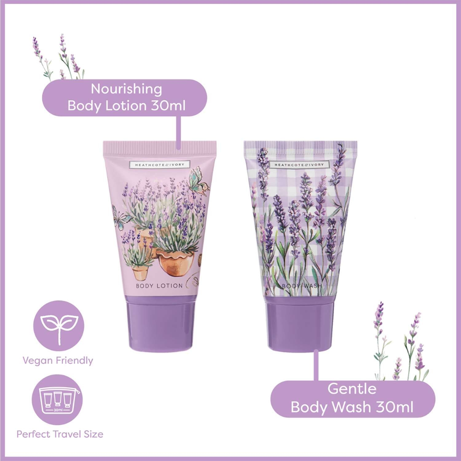 Heathcote & Ivory English Lavender Mini Sleep Essentials Set 4 piece - Image 3