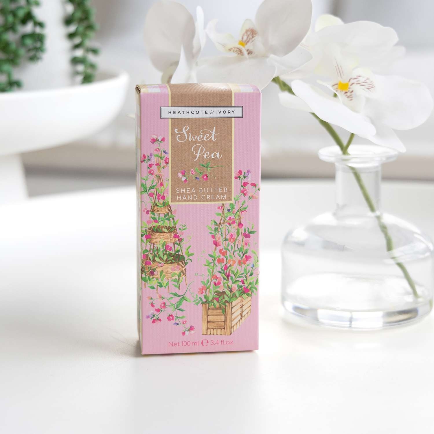 Heathcote & Ivory Sweet Pea Hand Cream 100ml - Image 5