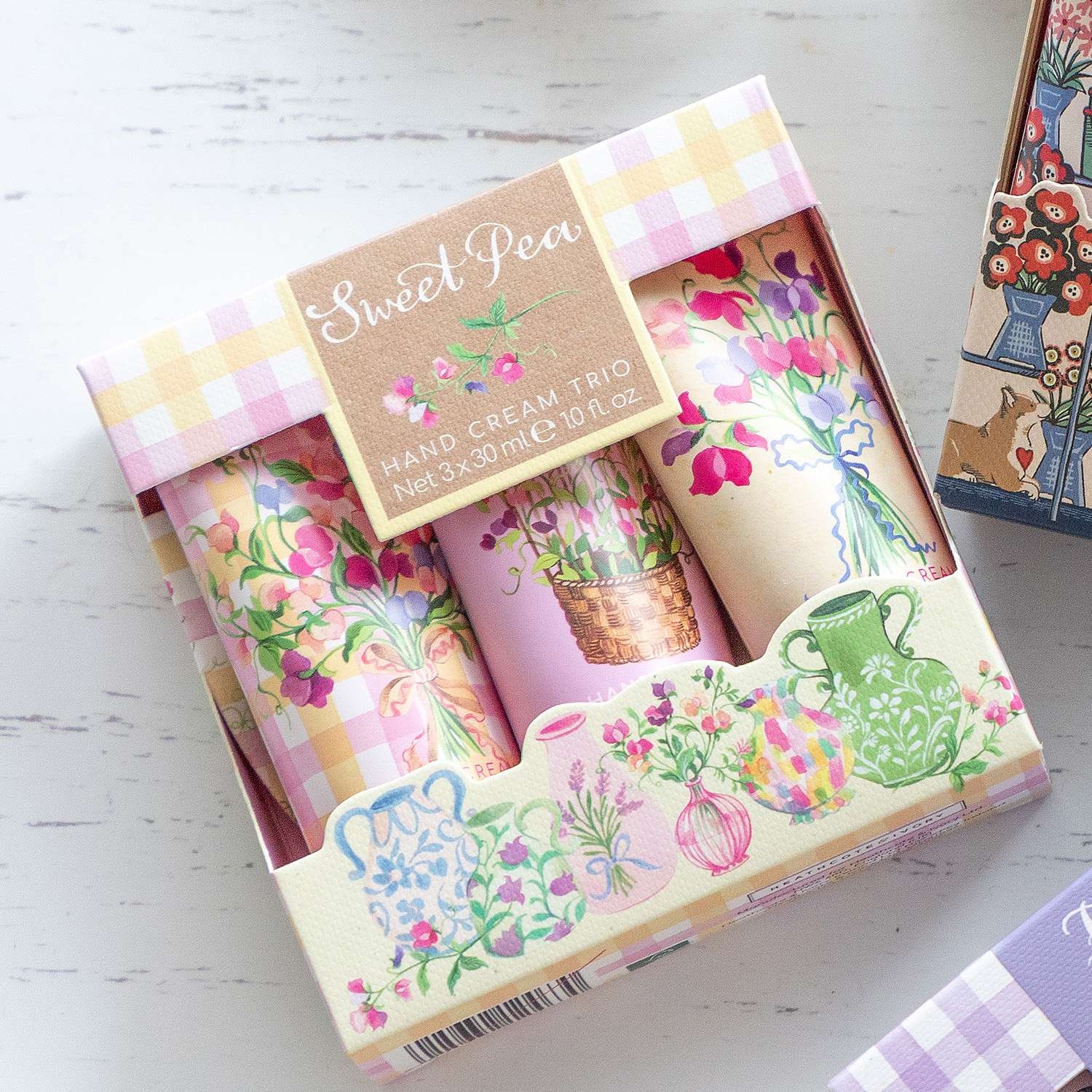 Heathcote & Ivory Sweet Pea Hand Cream Trio 3 piece - Image 5