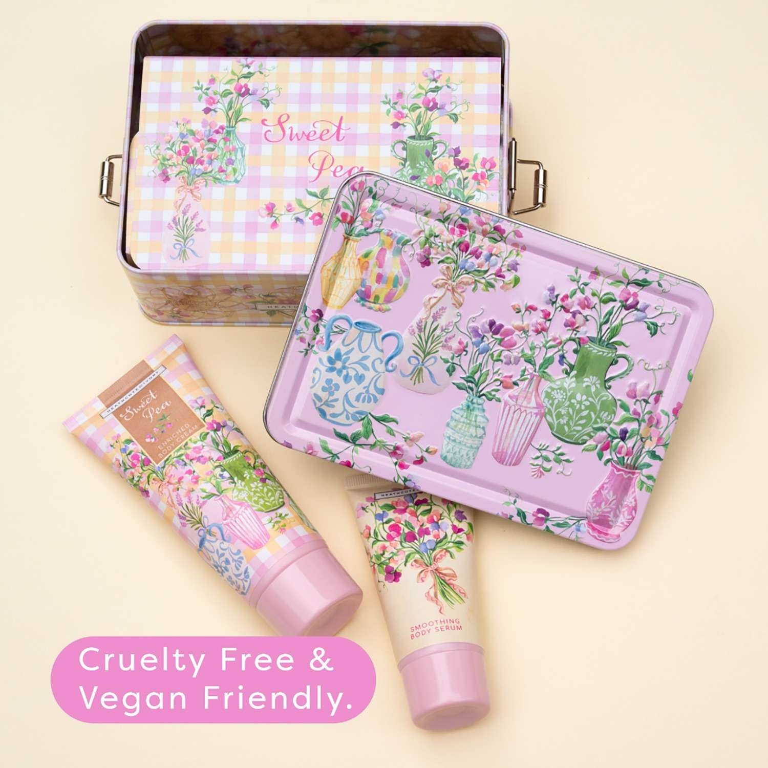 Heathcote & Ivory Sweet Pea Radiant Skin Essentials Tin 2 piece - Image 5