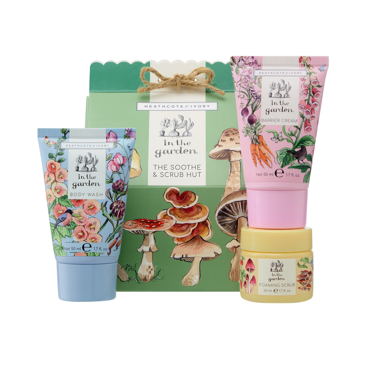 Heathcote & Ivory In The Garden The Soothe & Scrub Hut 3 piece - Image 1