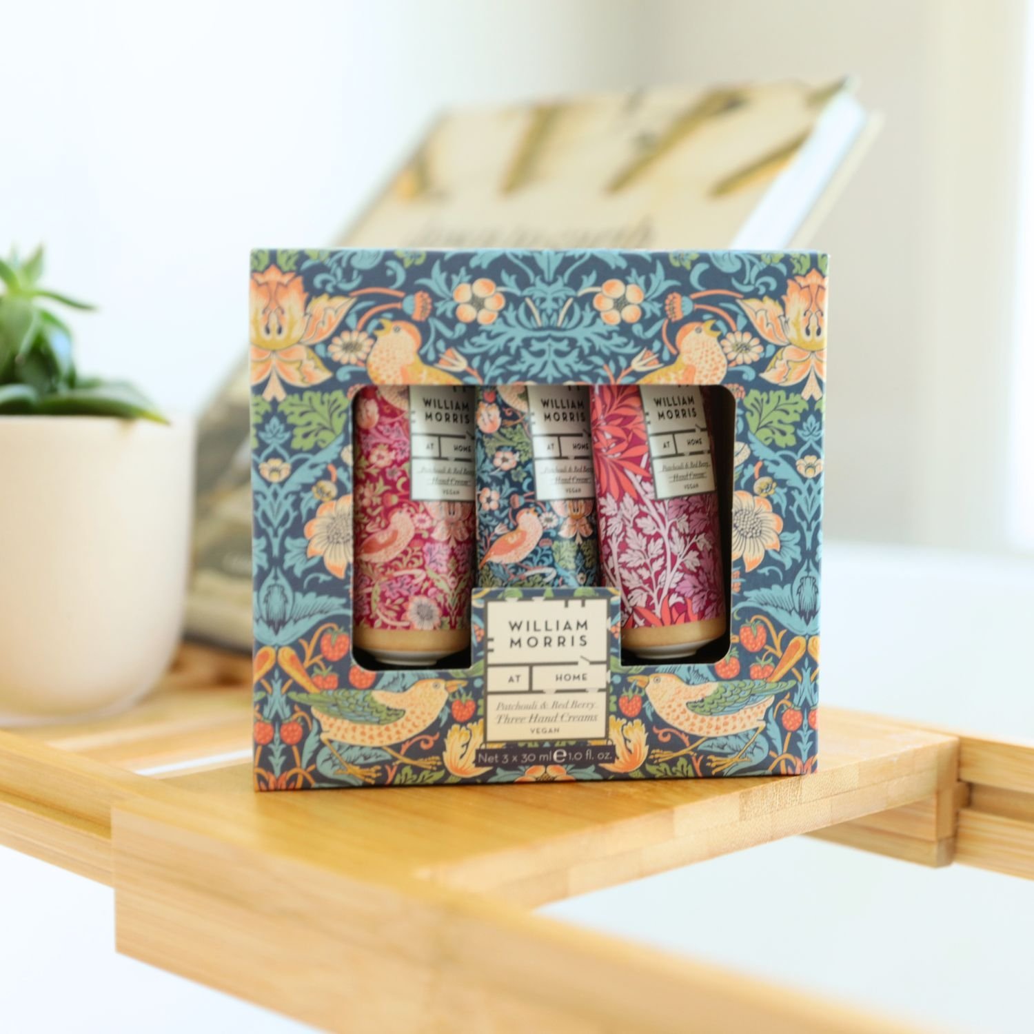 William Morris At Home Strawberry Thief Hand Cream Collection 3 piece - Image 2