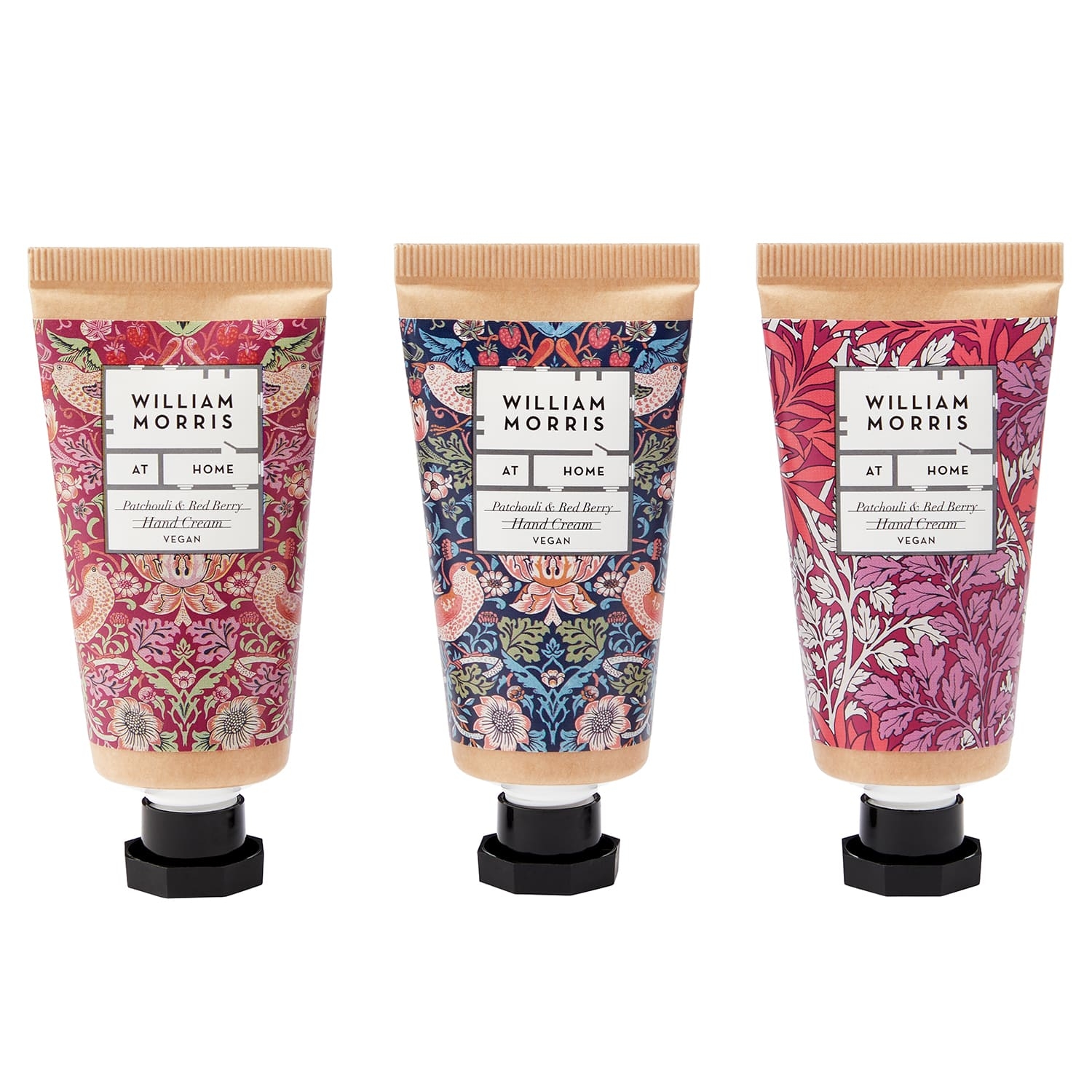 William Morris At Home Strawberry Thief Hand Cream Collection 3 piece - Image 1