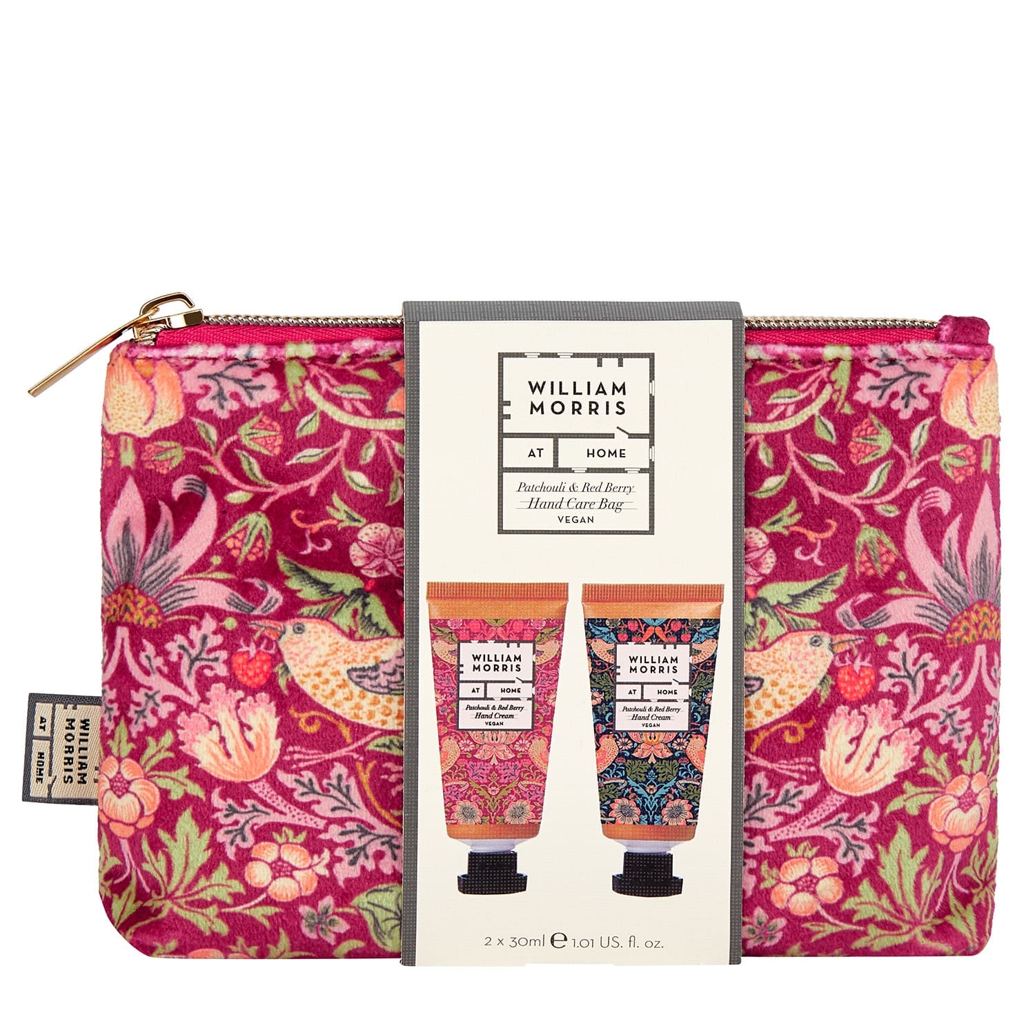 William Morris At Home Strawberry Thief Hand Care Set 2 piece - Image 1
