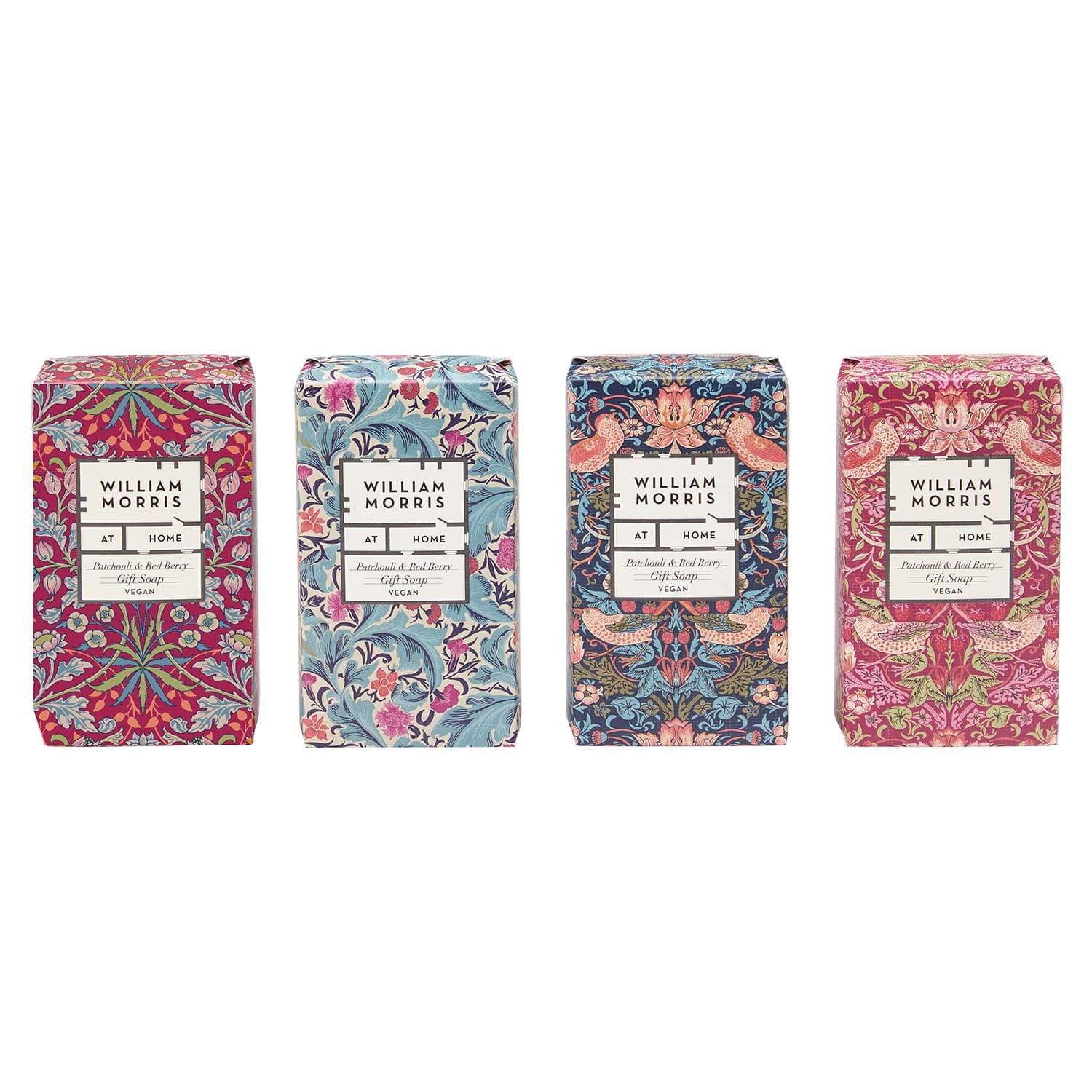 William Morris At Home Strawberry Thief Guest Soaps 4 piece - Image 3