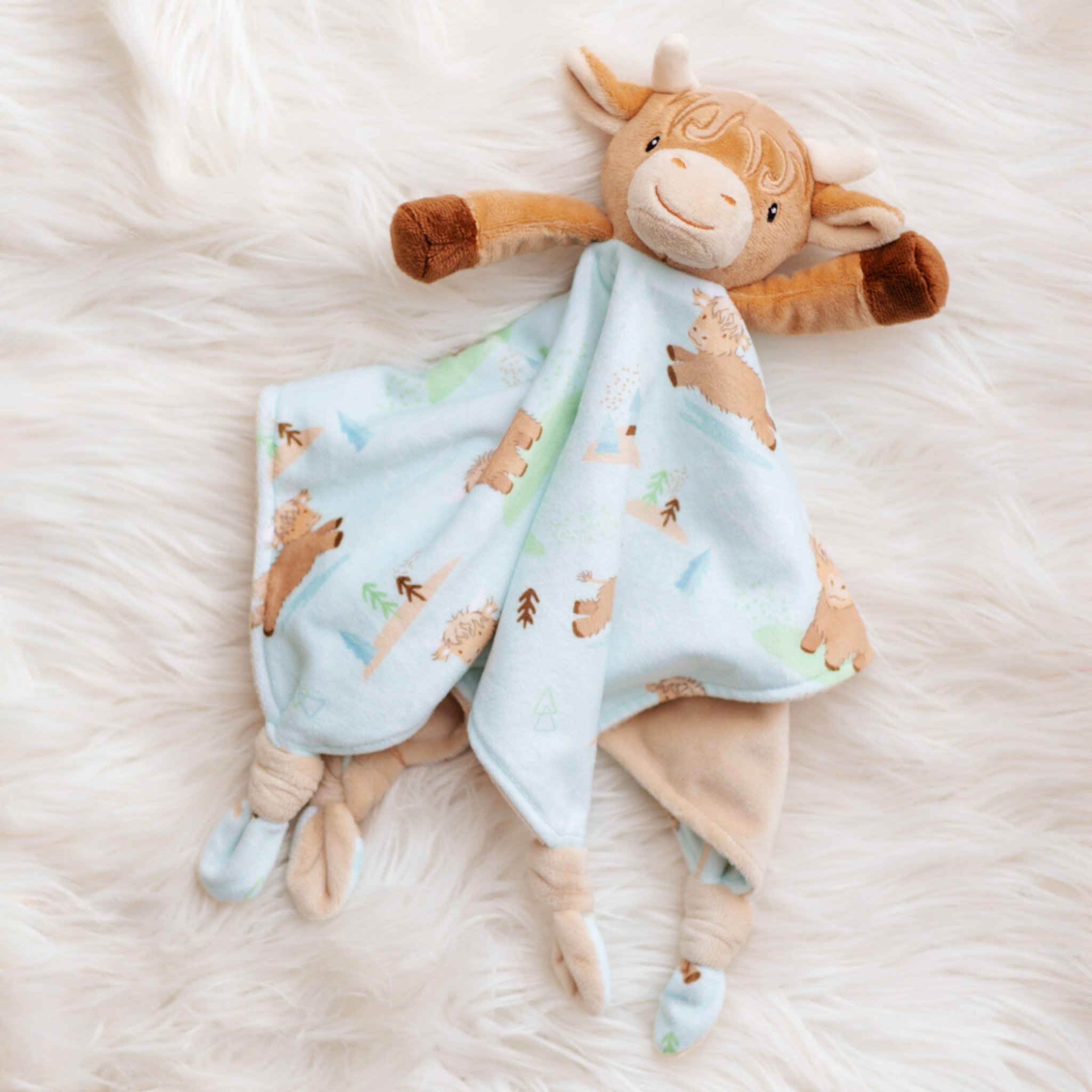 Mary Meyer Hetty Highland Cow Character Blanket 1 each - Image 4