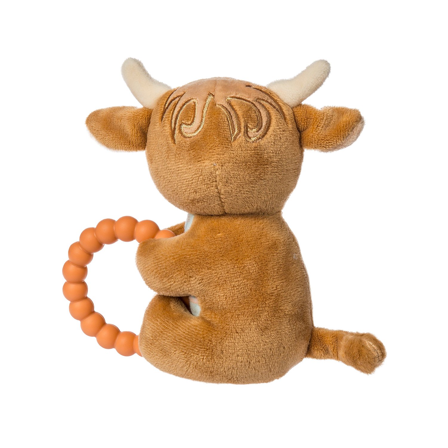 Mary Meyer Hetty Highland Cow Teether Rattle 1 each - Image 2