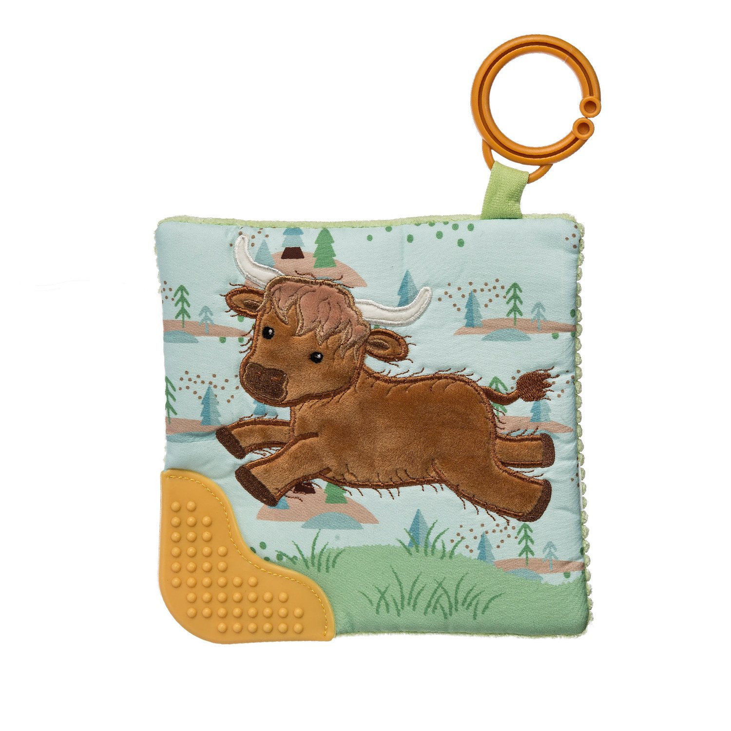 Mary Meyer Hetty Highland Cow Crinkle Teether 1 each - Image 1