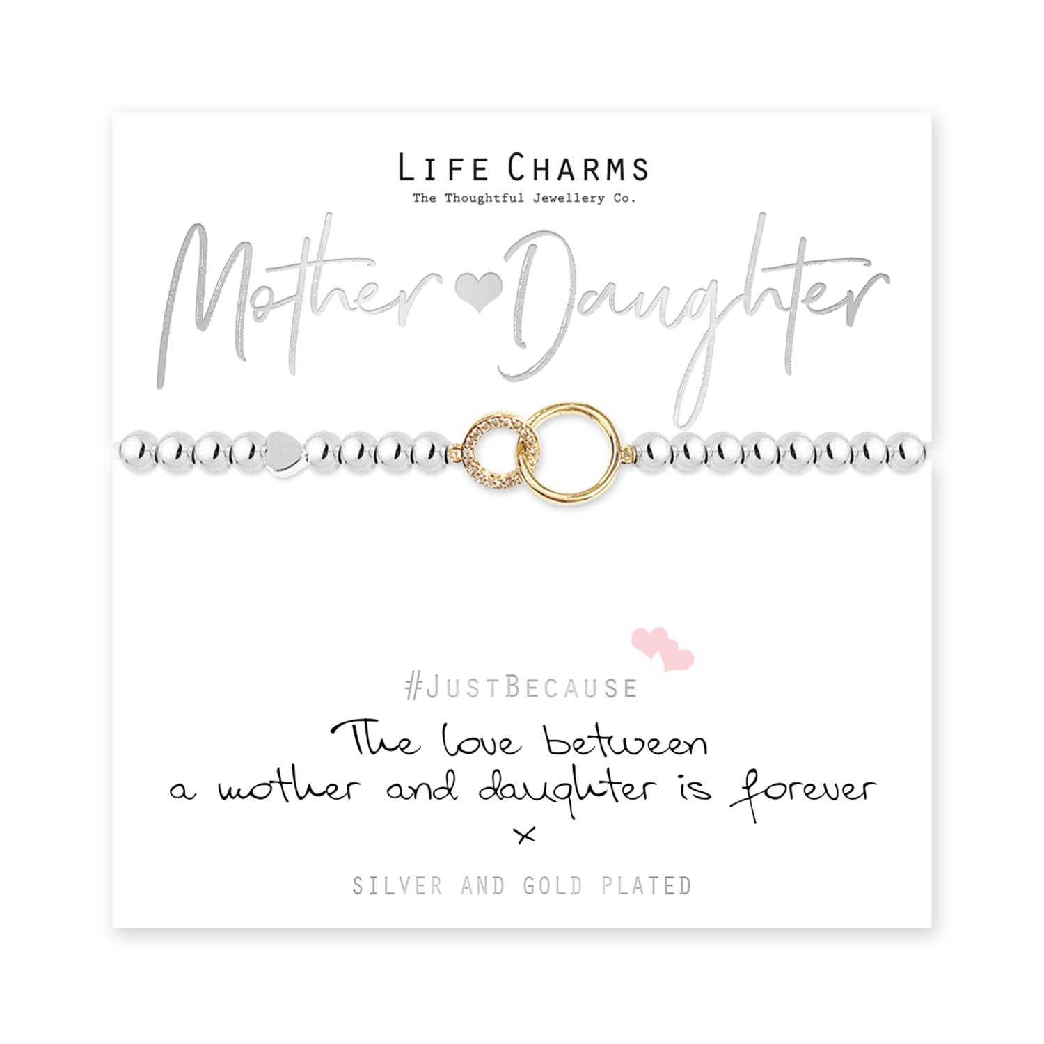 Life Charms Just Because Mother Daughter Bracelet 1 each - Image 1