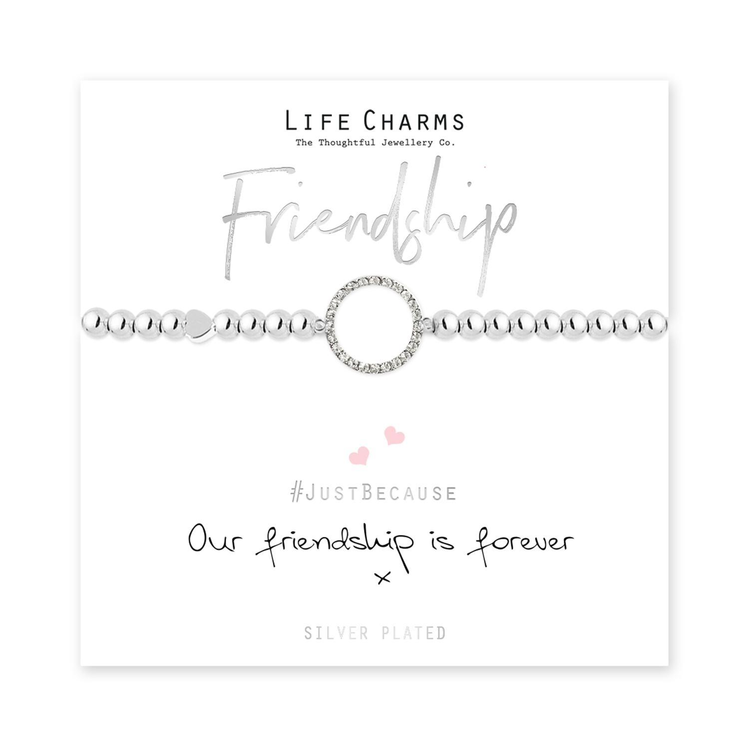Life Charms Just Because Friendship Bracelet 1 each - Image 1