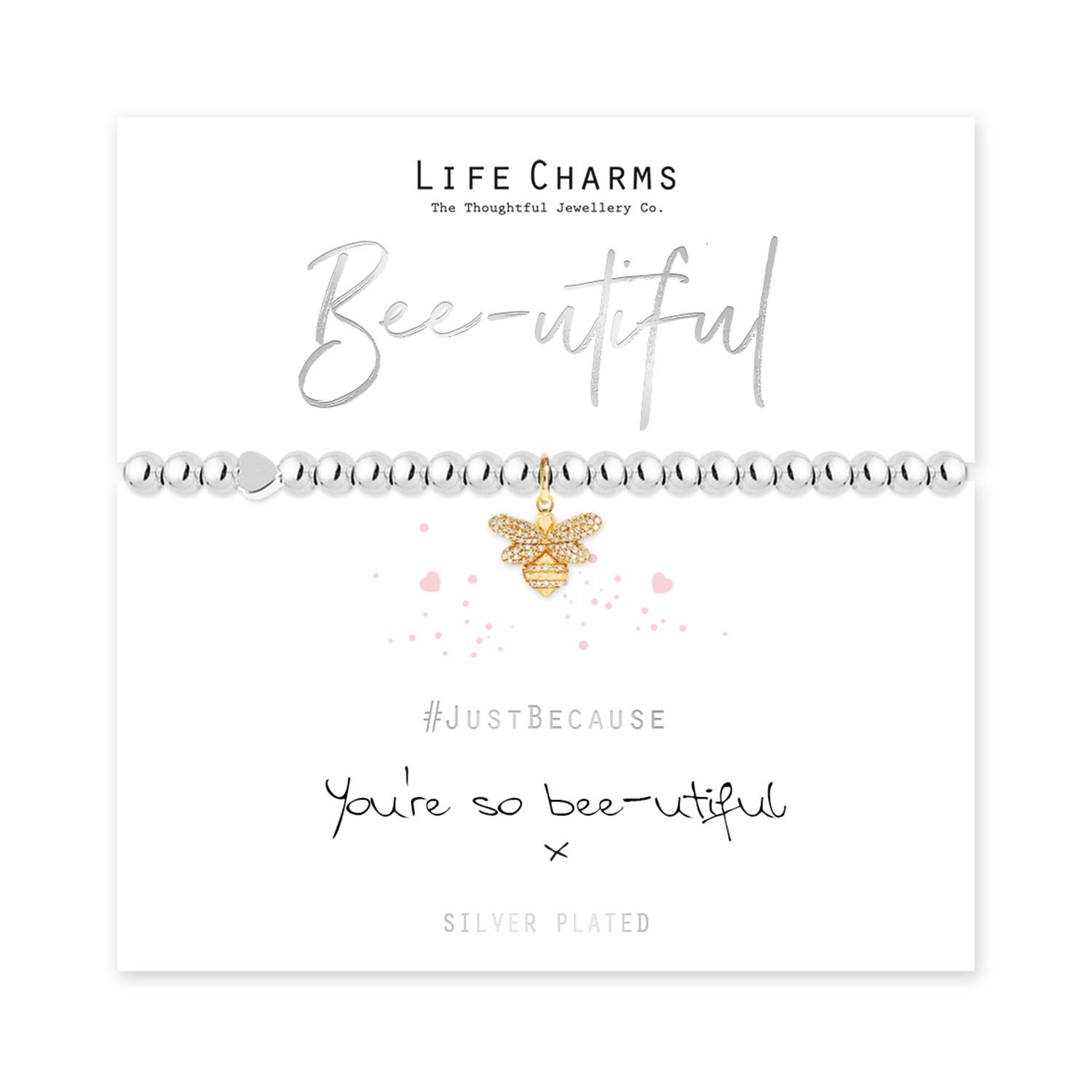 Life Charms Just Because Bee-Utiful Bracelet 1 each - Image 1