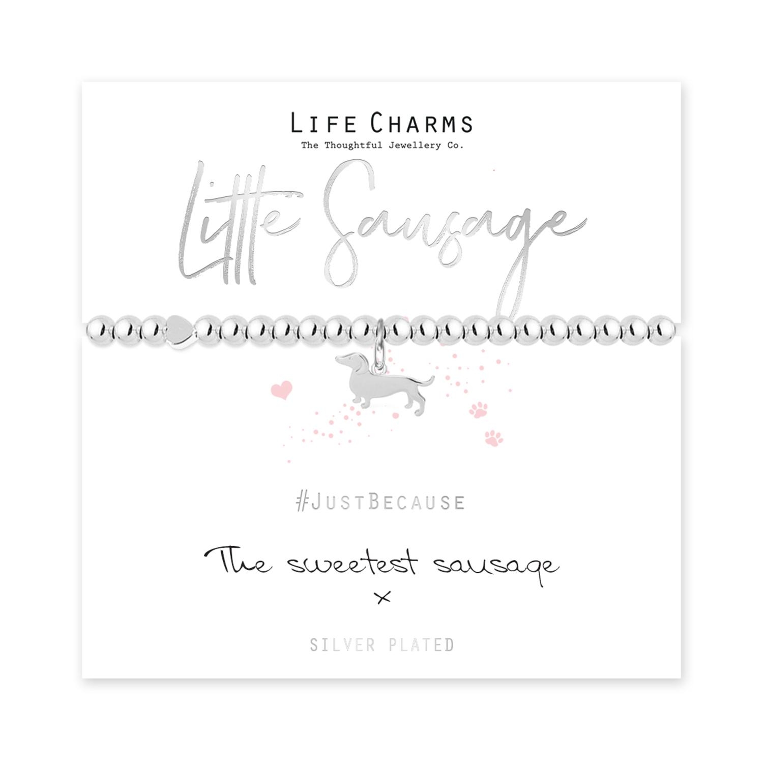 Life Charms Just Because Little Sausage Bracelet 1 each - Image 1