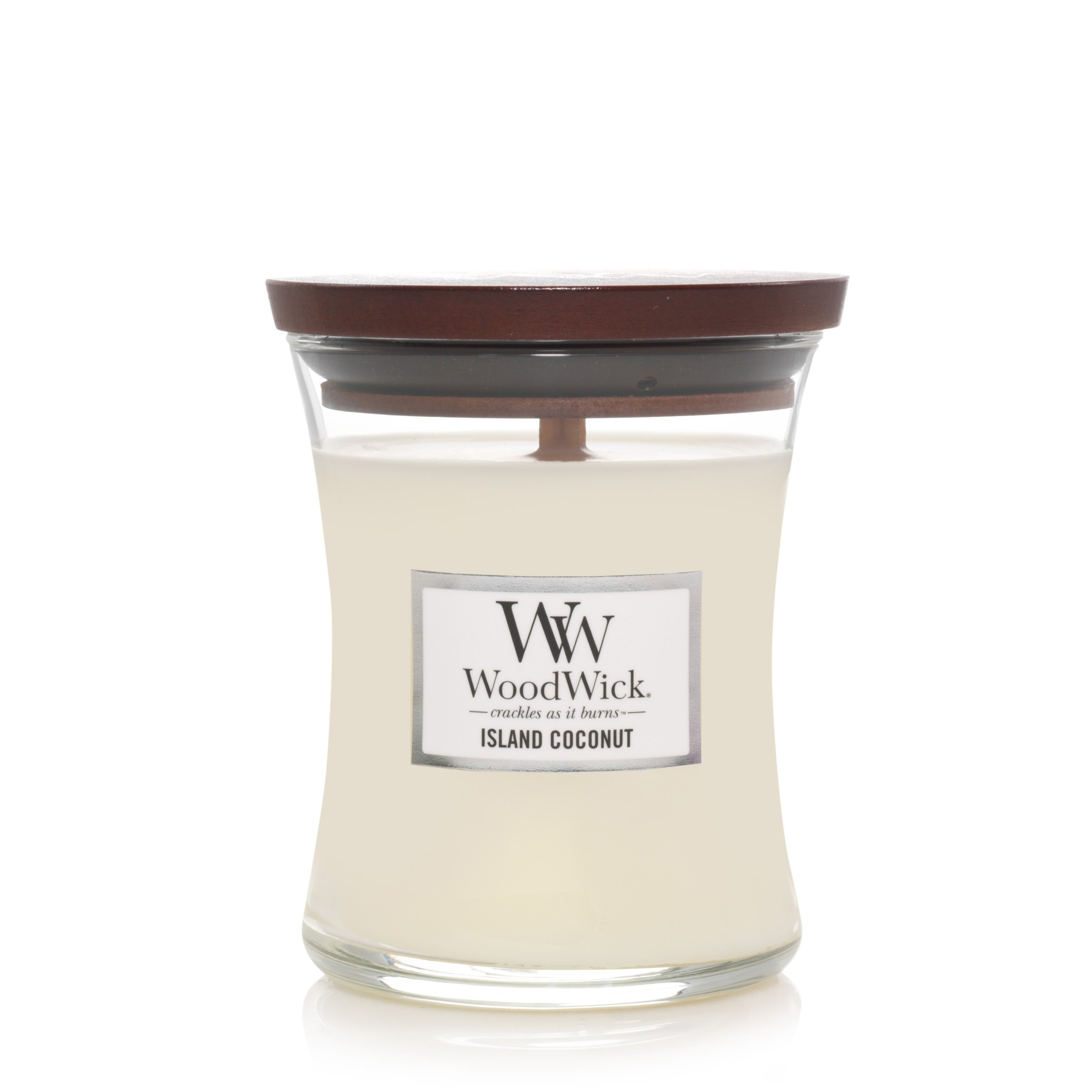 Woodwick Island Coconut Candle Medium 1 each - Image 1
