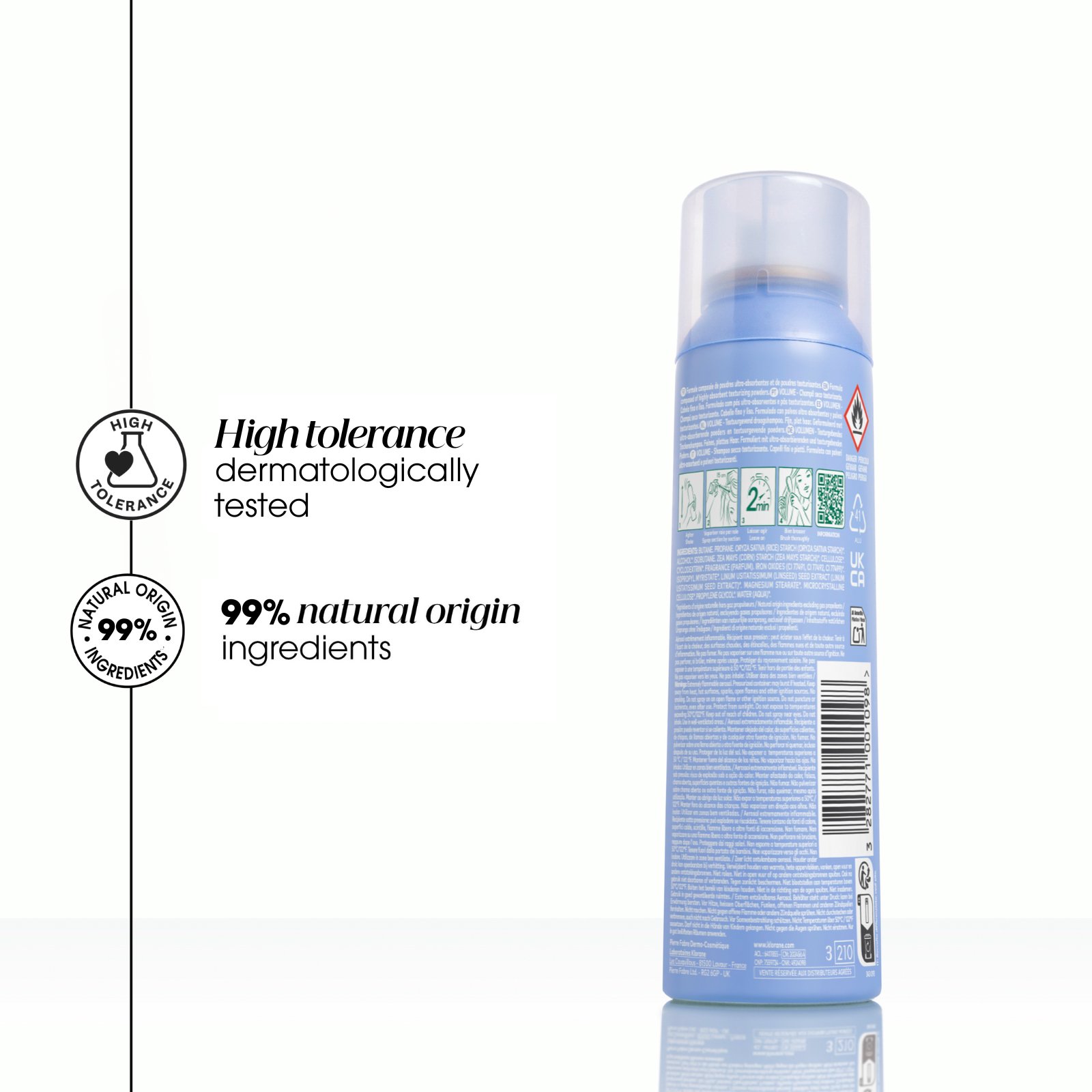 Klorane Volume Texturizing Dry Shampoo With Organic Flax 150ml - Image 9
