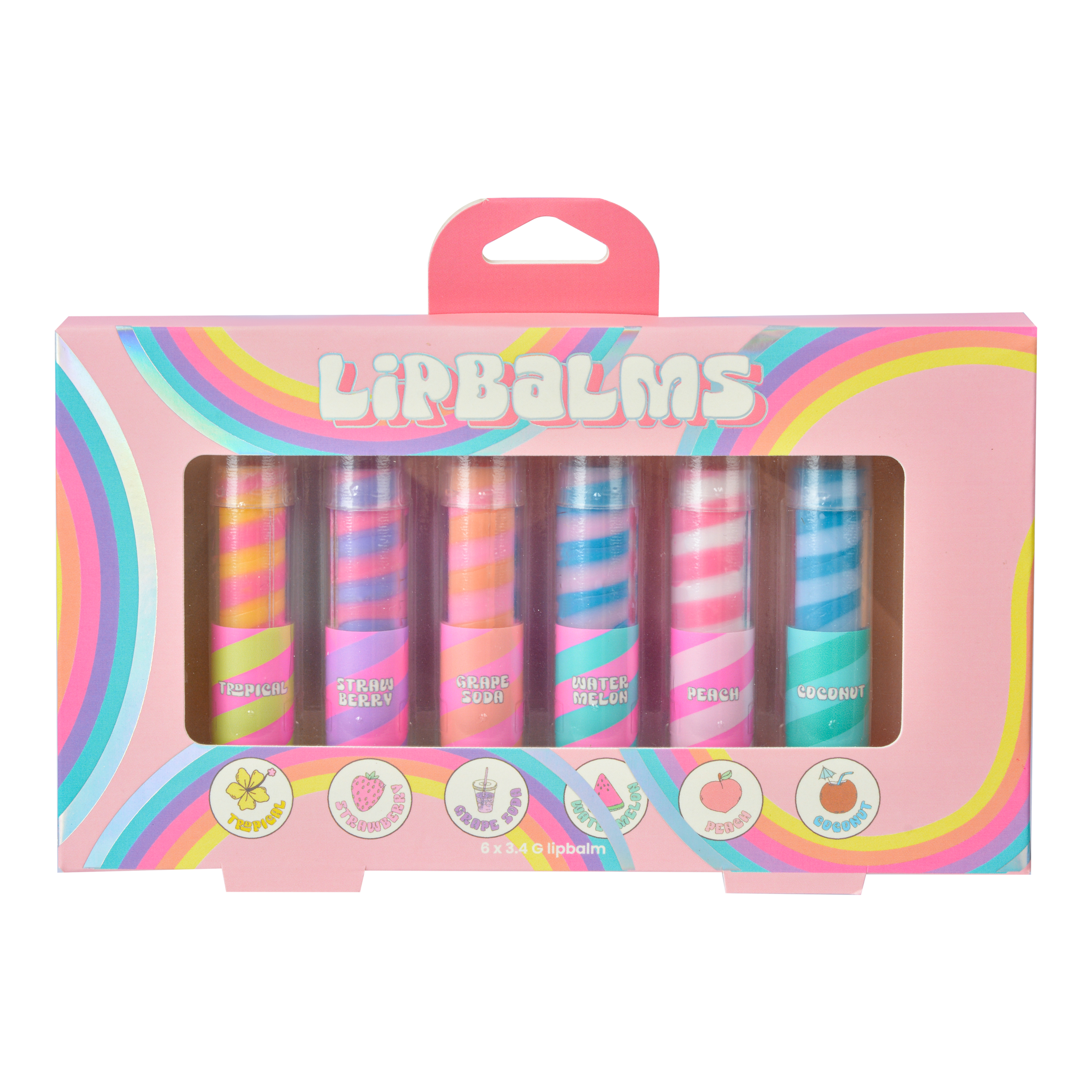 GFA Candyland Swirl Lipbalms 6 piece