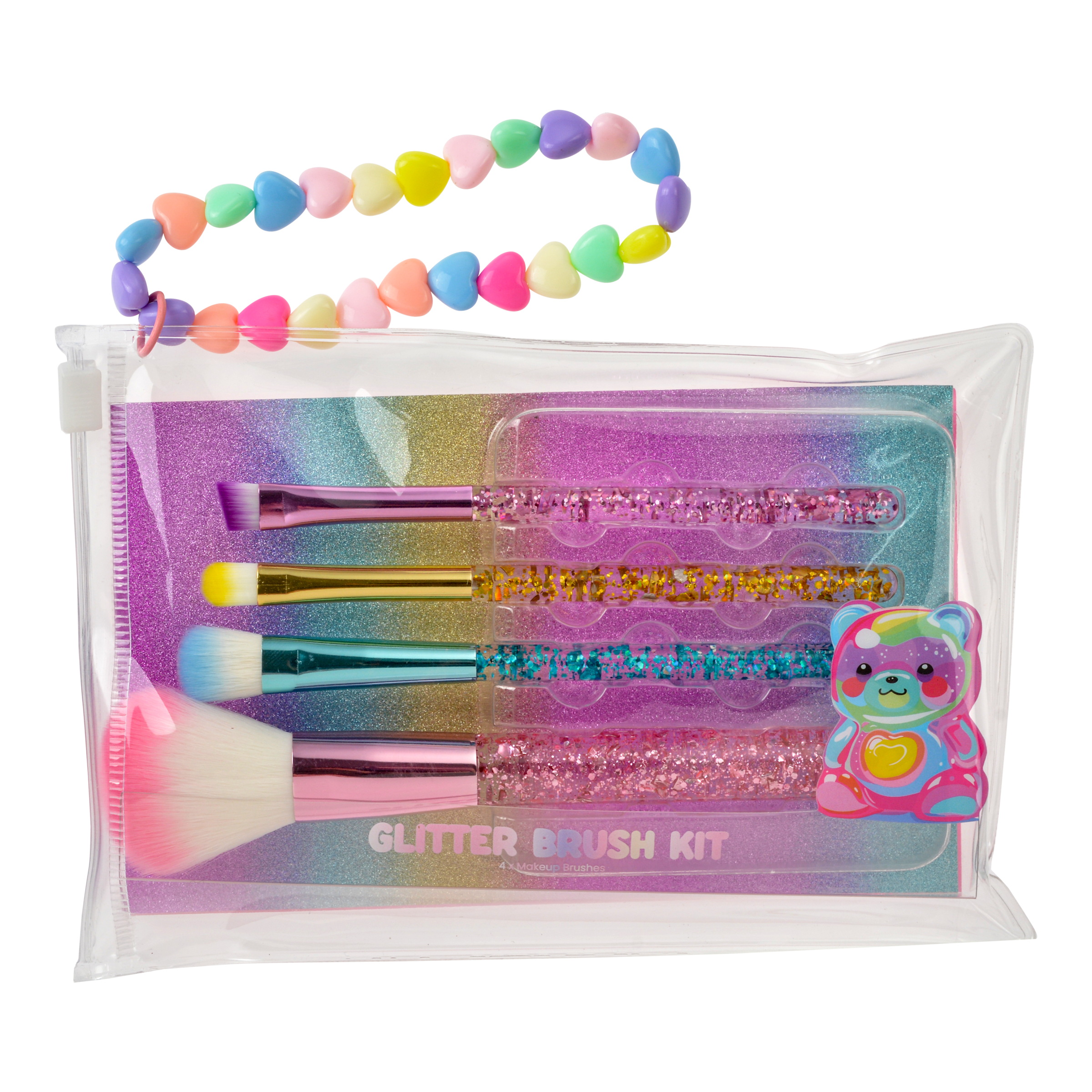 GFA Beary Glitter Brush Kit 4 piece
