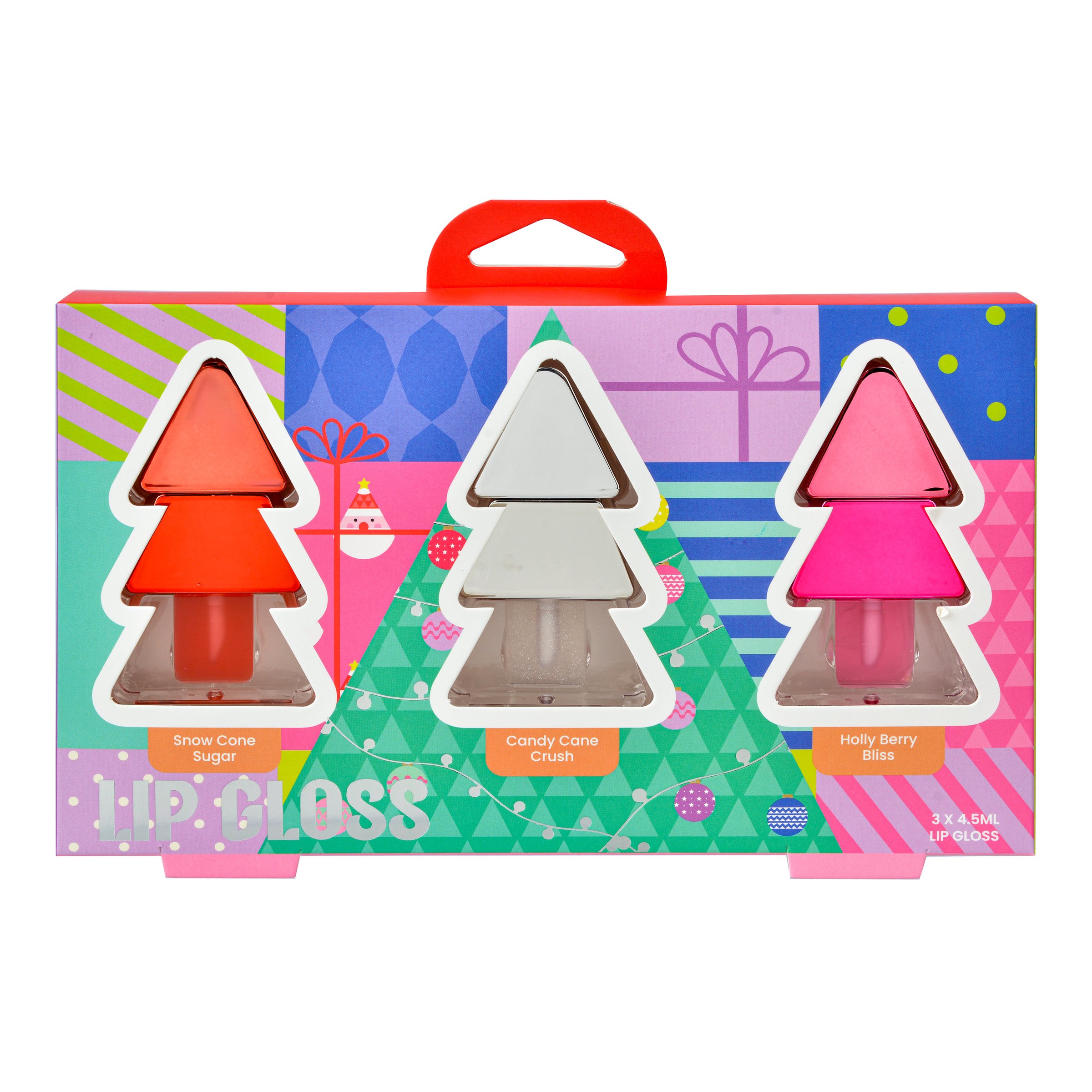 GFA Christmas Tree Lipgloss 3 piece