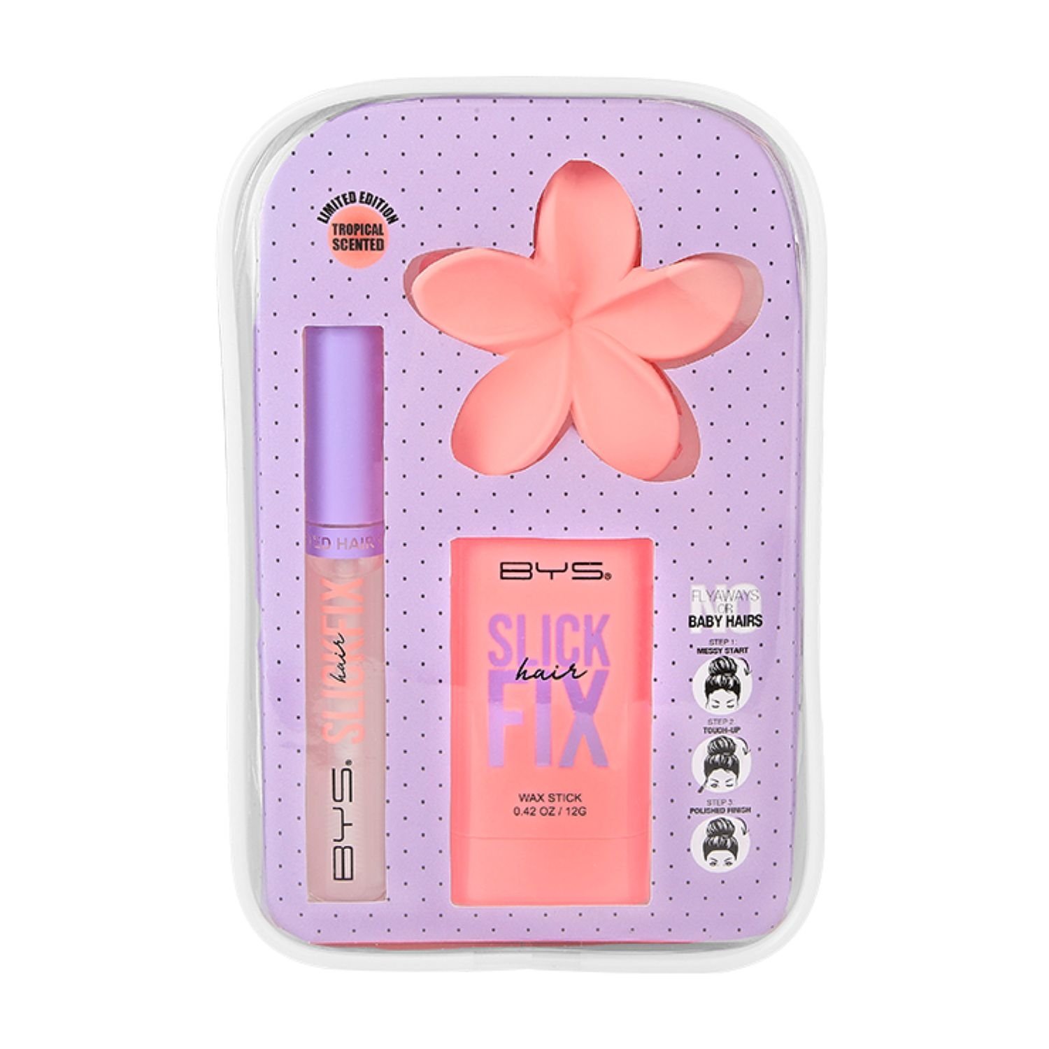 BYS Slick Fix Vacay Hair Kit Tropical 3 piece