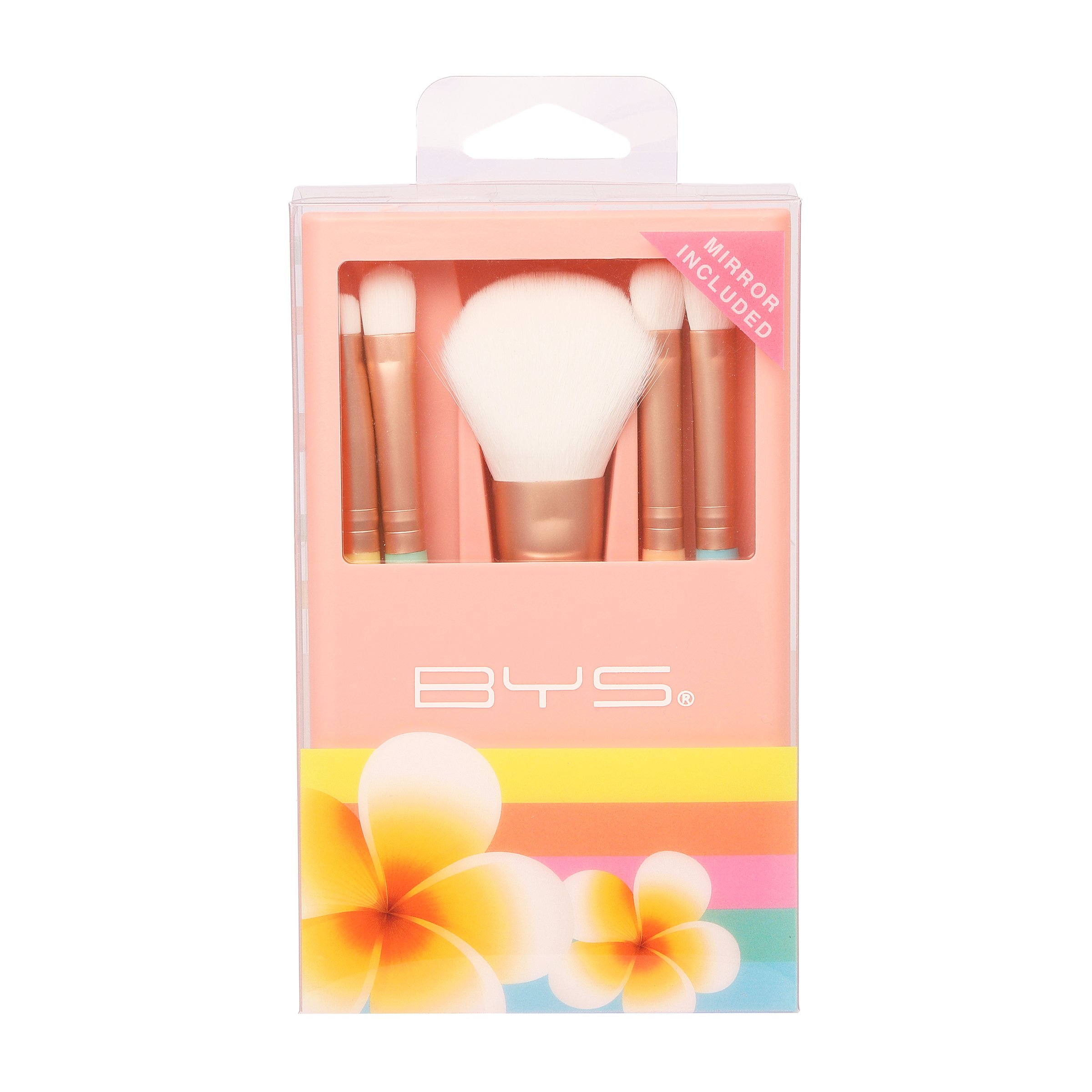 BYS Brush Kit Vacay Vibes with Mirror 5 piece