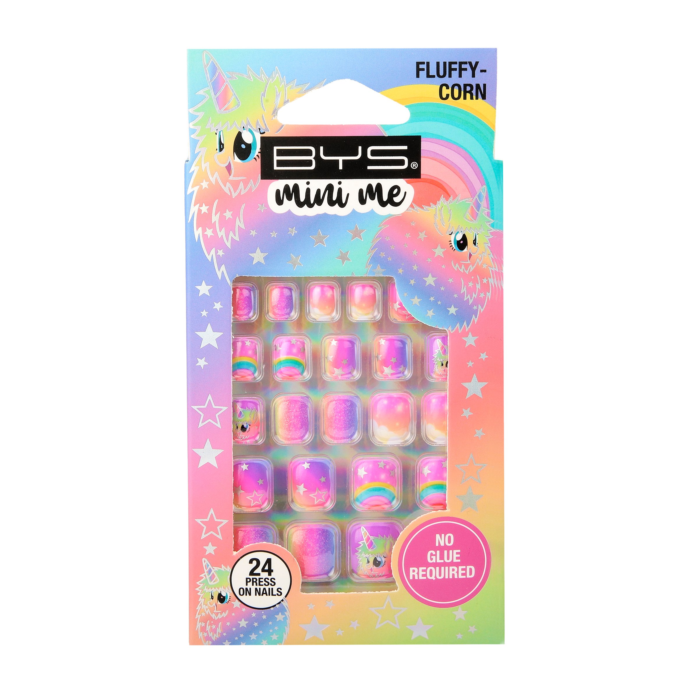 BYS Mini Me Fluffy-Corn Press On Nails 1 each
