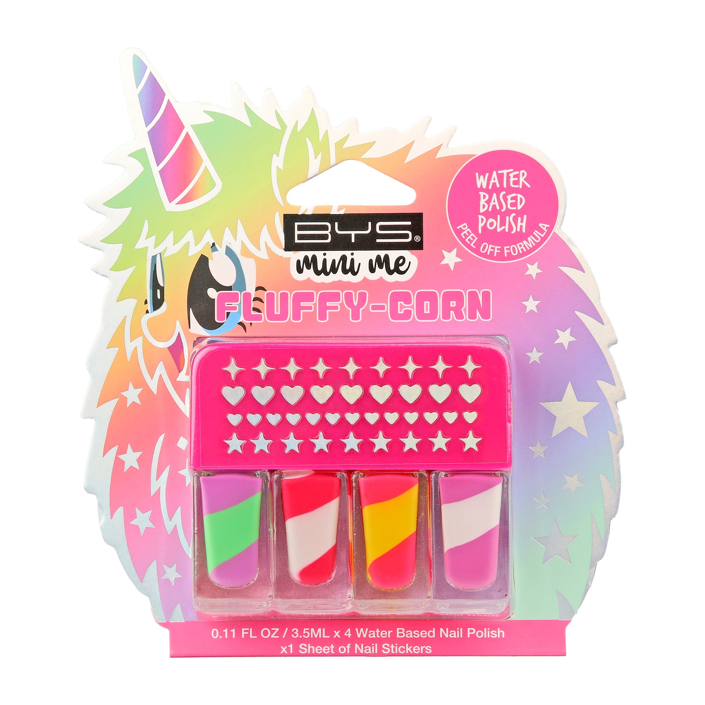 BYS Mini Me Fluffy-Corn Nail Polish 4 piece