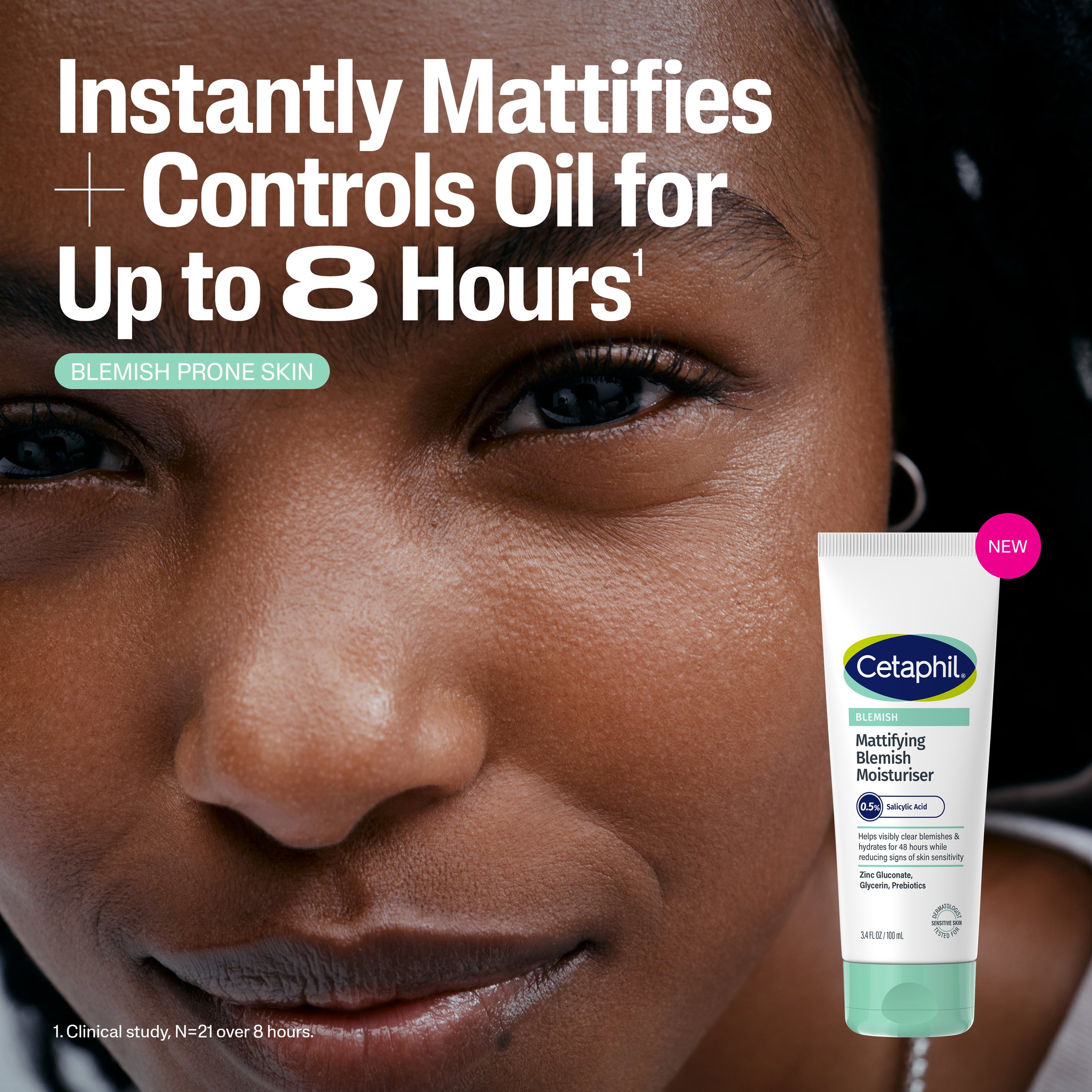 Cetaphil Mattifying Blemish Moisturiser 100ml - Image 8