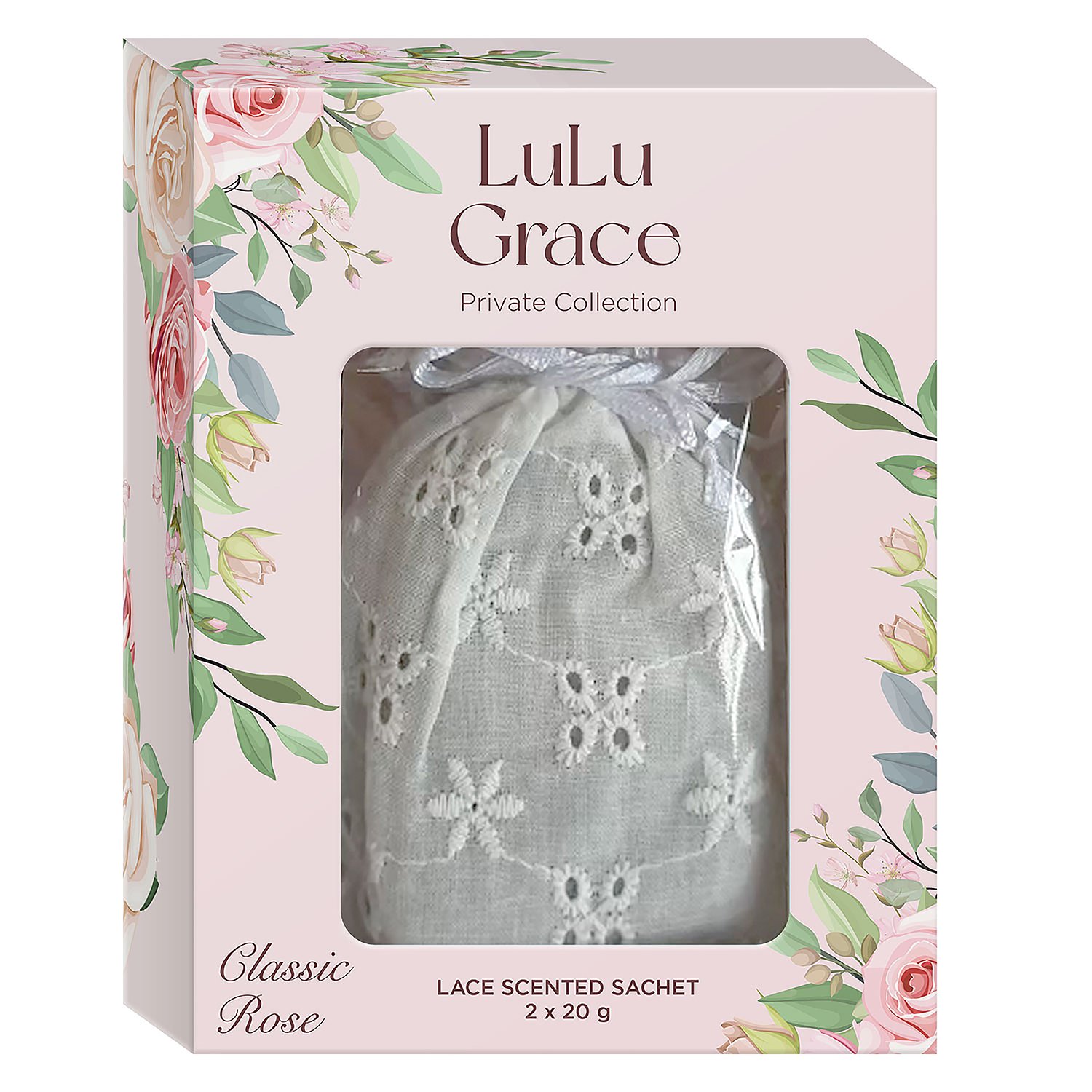 Lulu Grace Classic Rose Lace Sachet 2 pack
