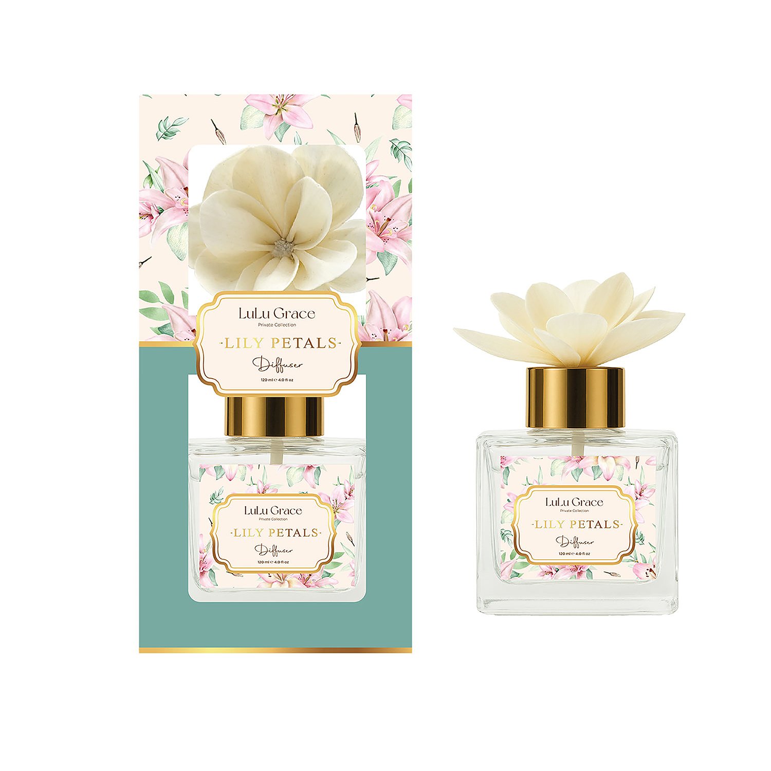 Lulu Grace Lily Petals Flower Diffuser 120ml