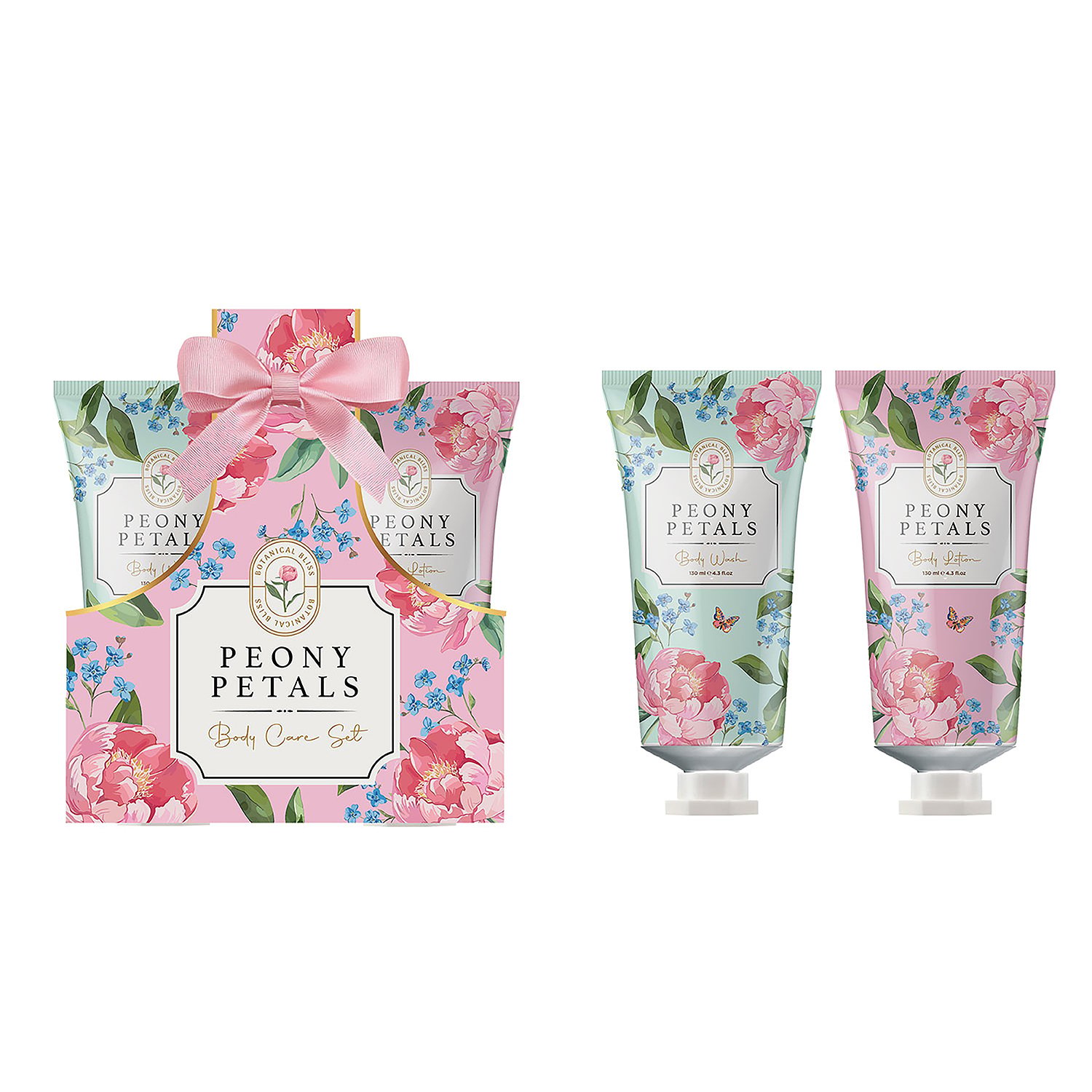 Peony Petals Body Care Gift Set 2 piece