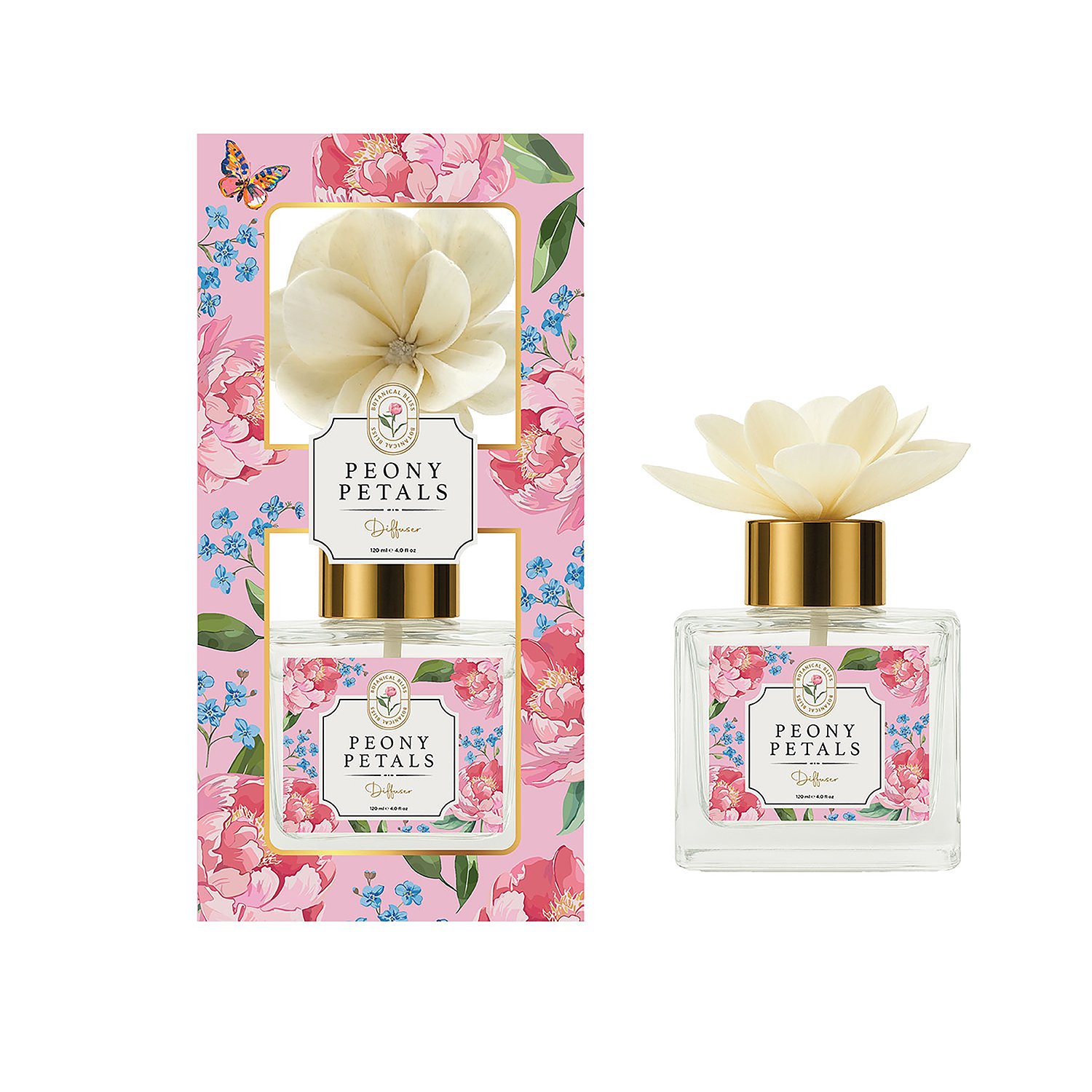 Peony Petals Flower Diffuser 120ml