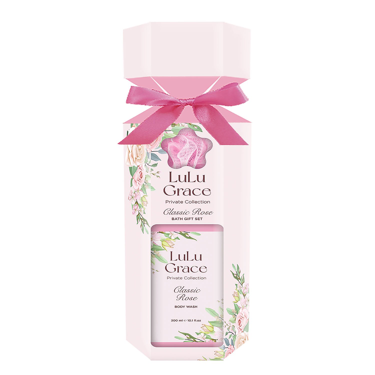 Lulu Grace Classic Rose Bath Gift Set 2 piece