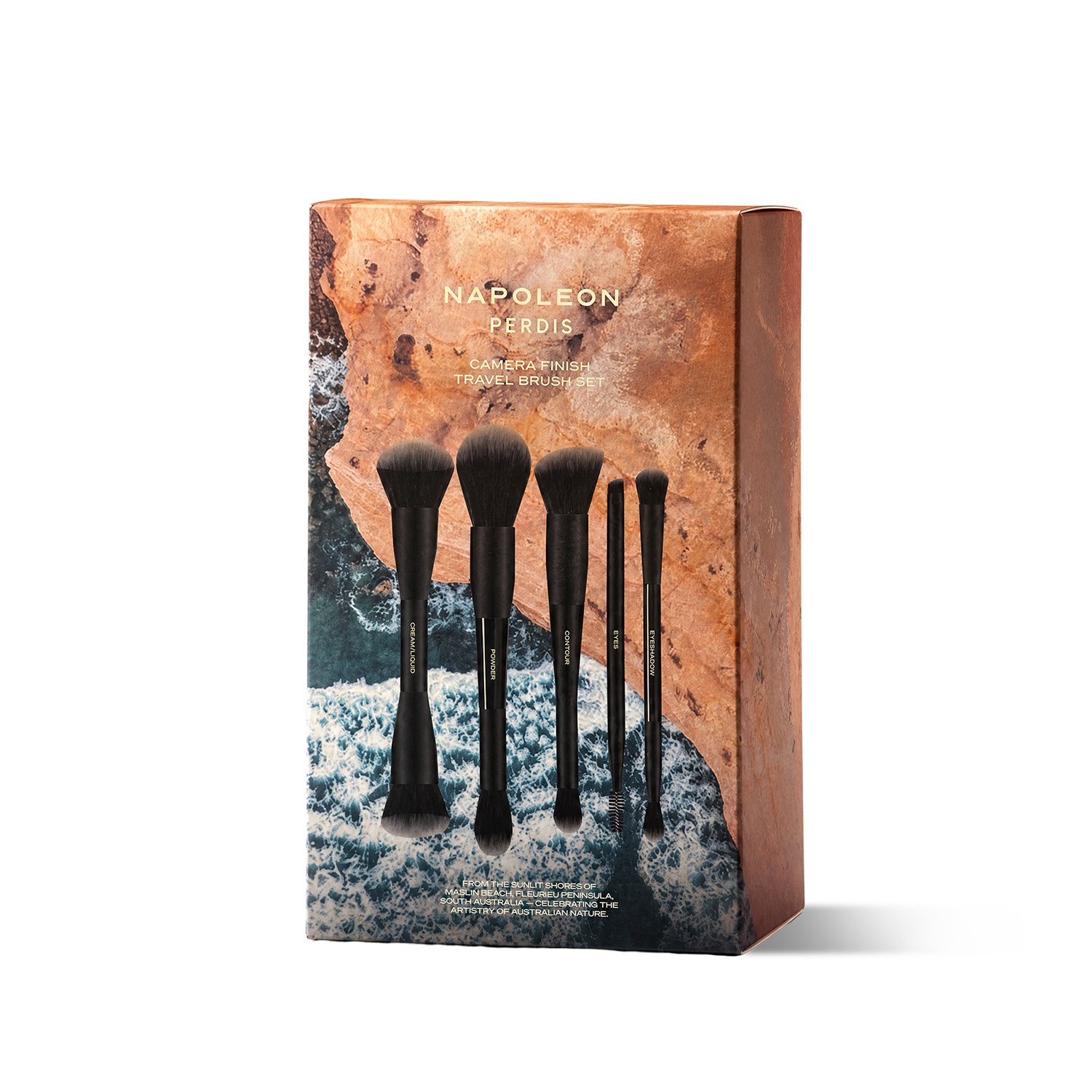 Napoleon Perdis Camera Finish Travel Brush Set 5 piece