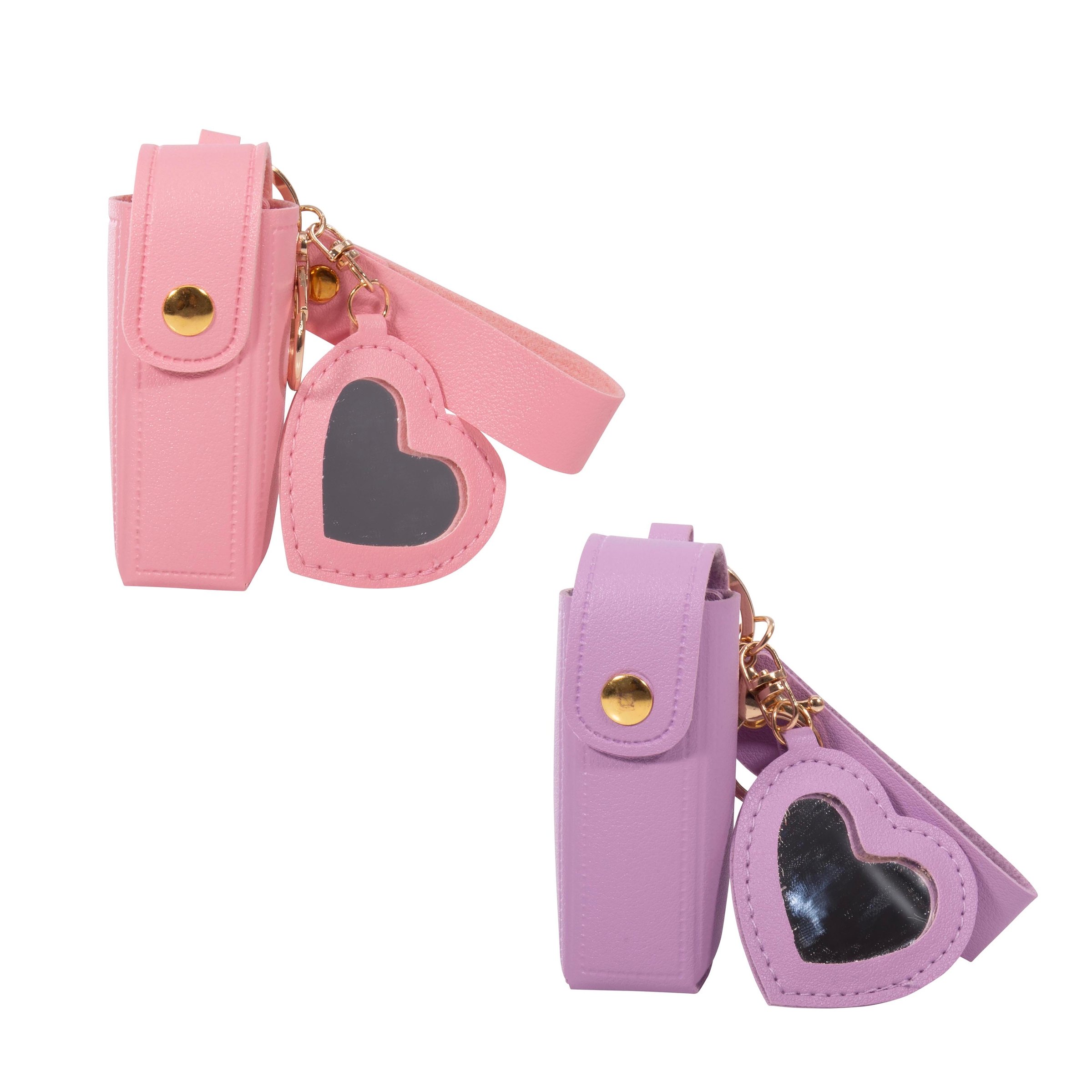 IS Gift Joy Lipstick Case With Heart Mirror Assorted 1 each - Image 3