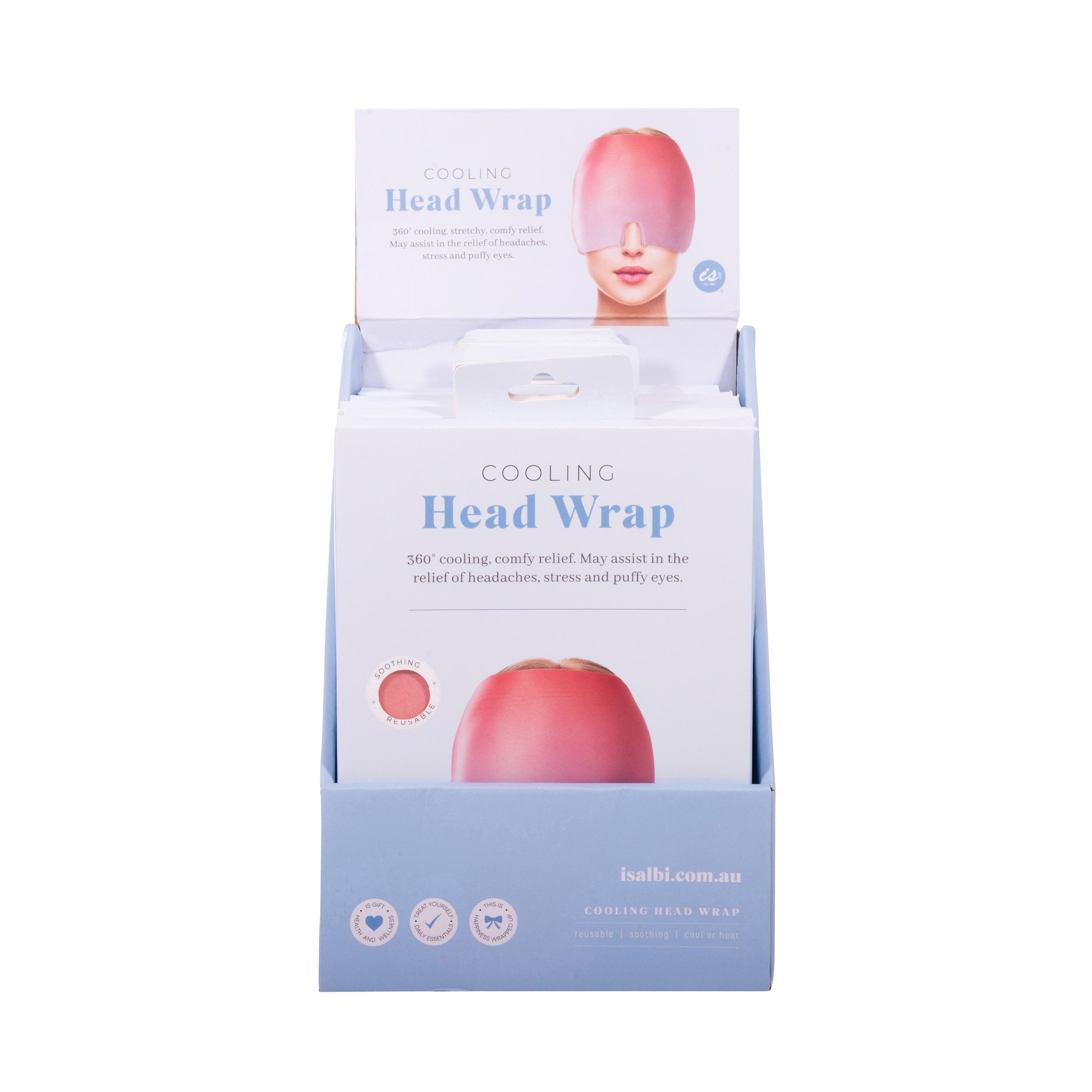 IS Gift Two Tone Cooling Head Relief Wrap Assorted 1 each - Image 1