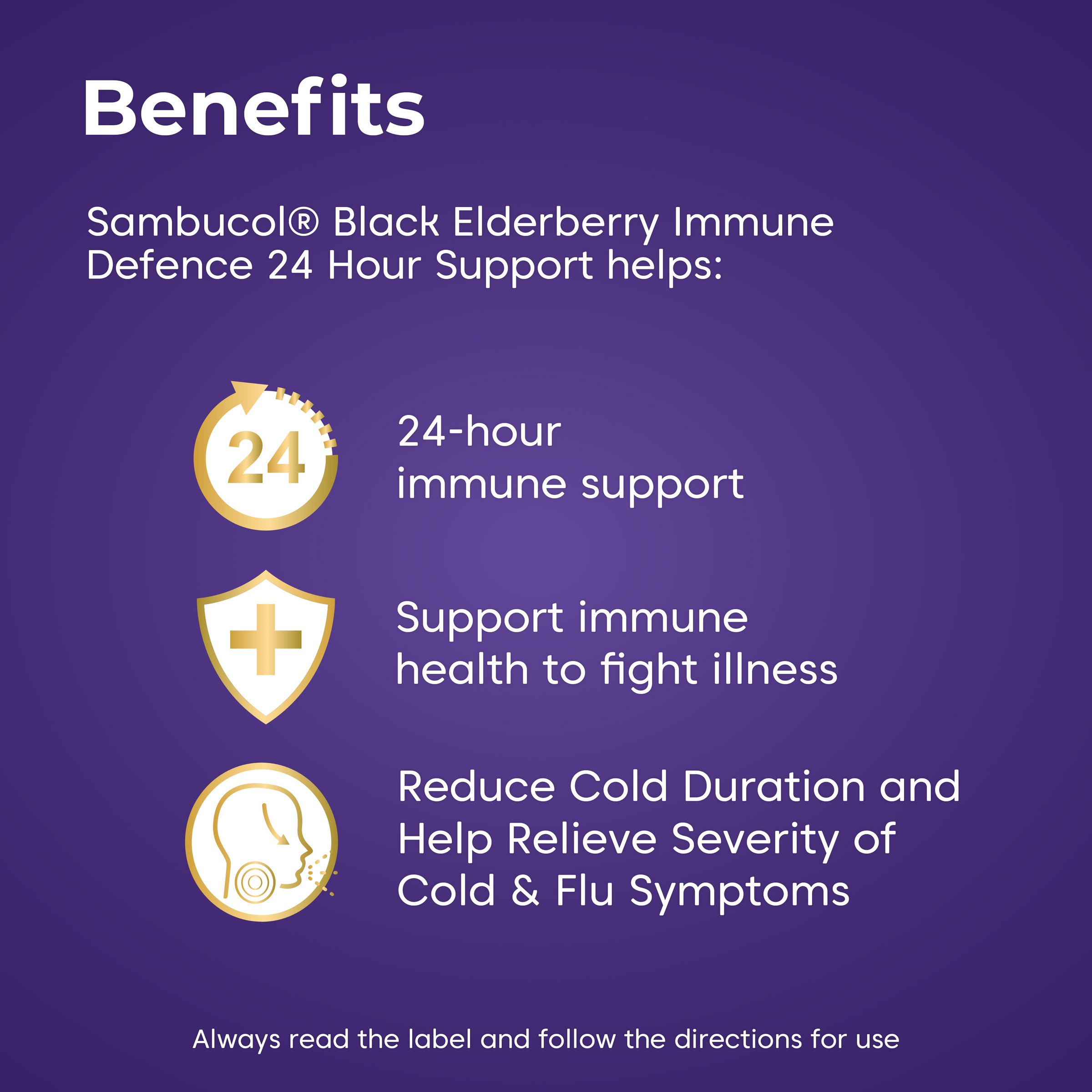 Sambucol 24HR Immunity 30 tablets - Image 4