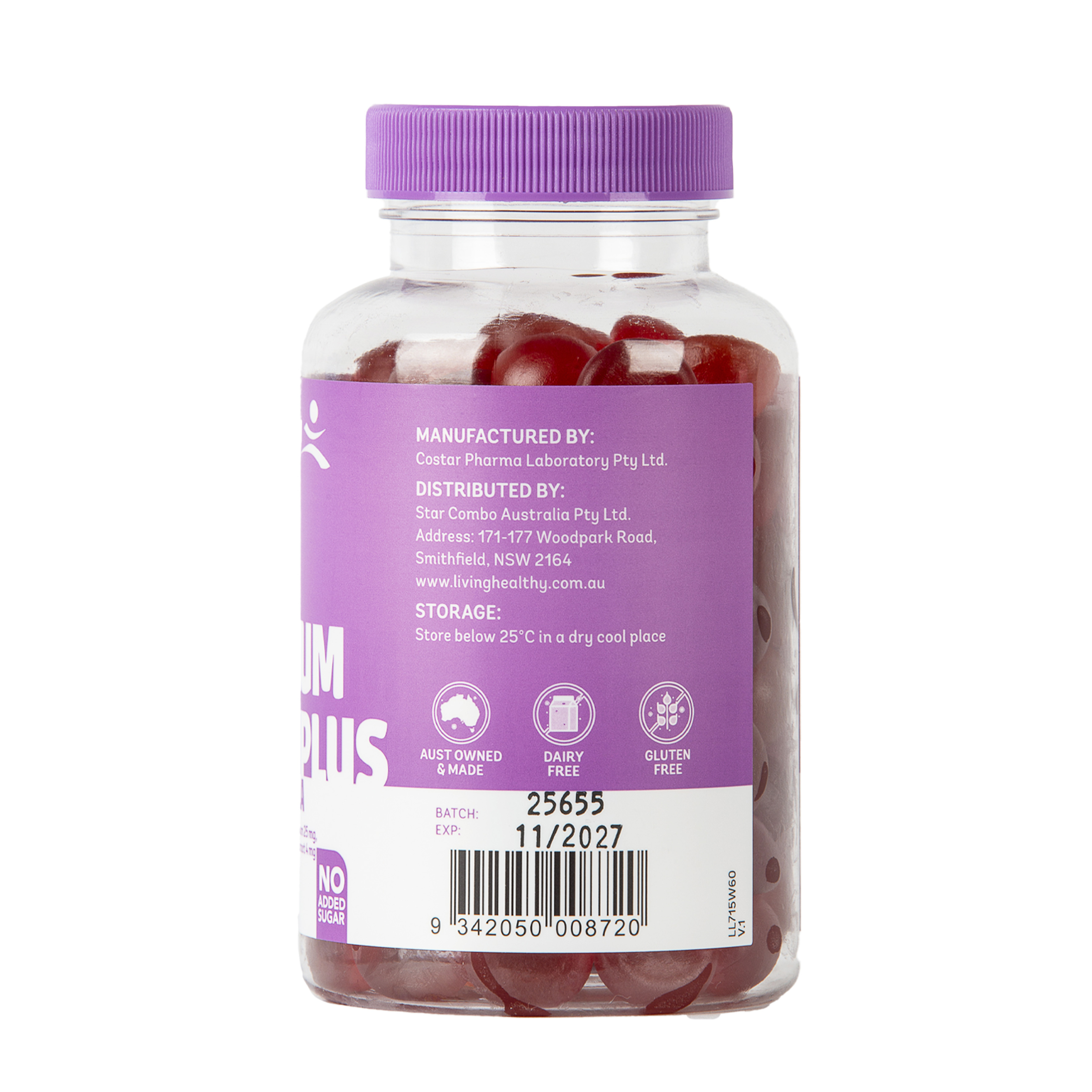 Living Healthy Magnesium Sleep Plus Ashwagandha Formula 60 pastilles - Image 3