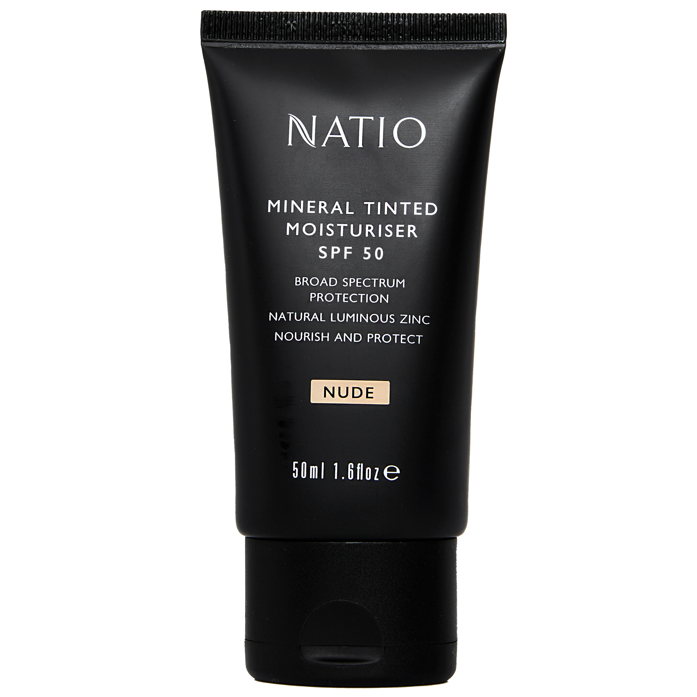 Natio Mineral Tinted Moisturiser SPF 50 - Nude 50ml - Image 1