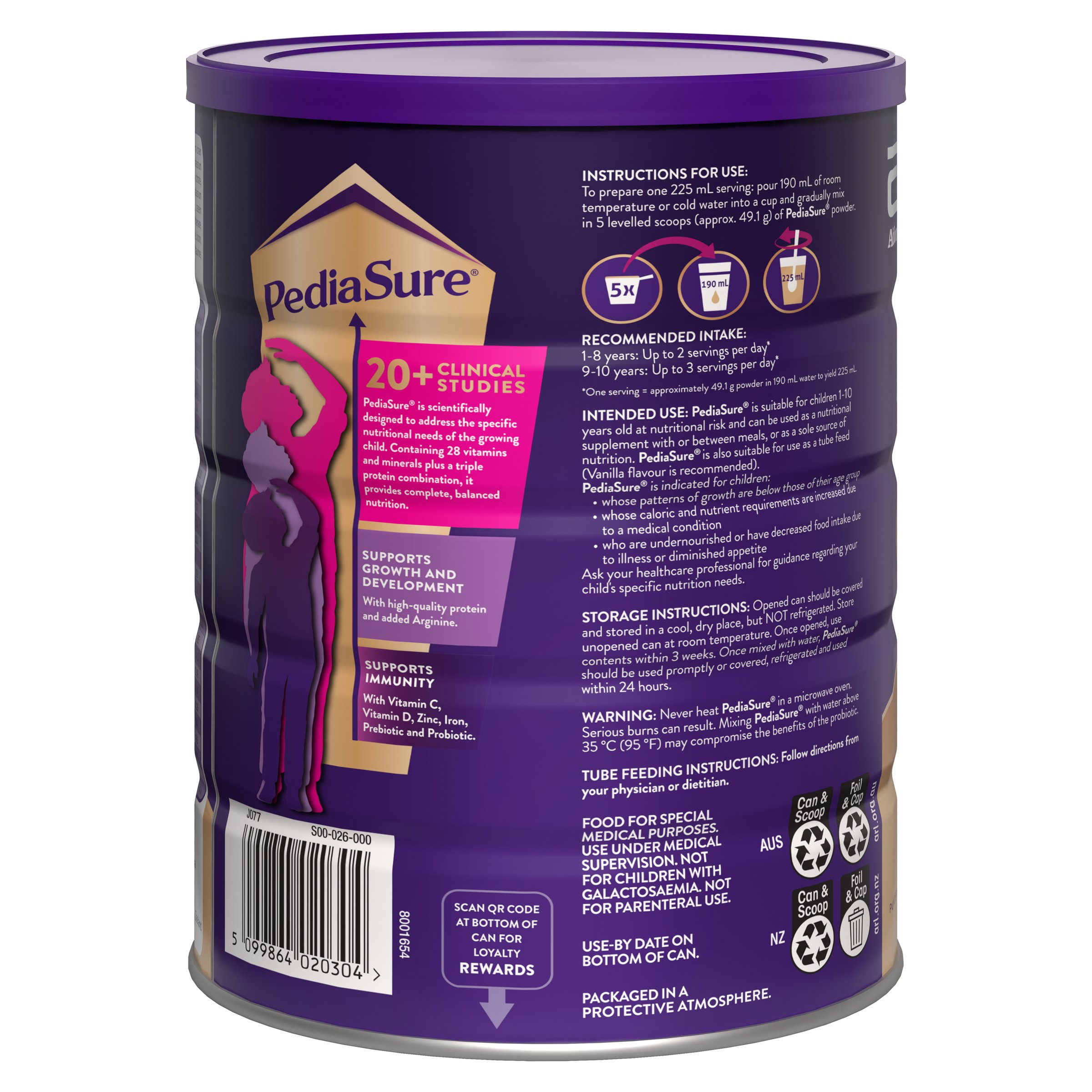 PediaSure Strawberry 800g - Image 2