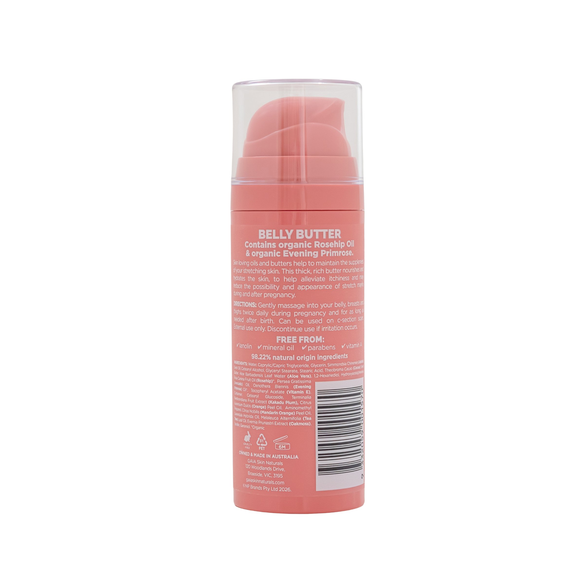 Gaia Skin Naturals Belly Butter 140ml - Image 2
