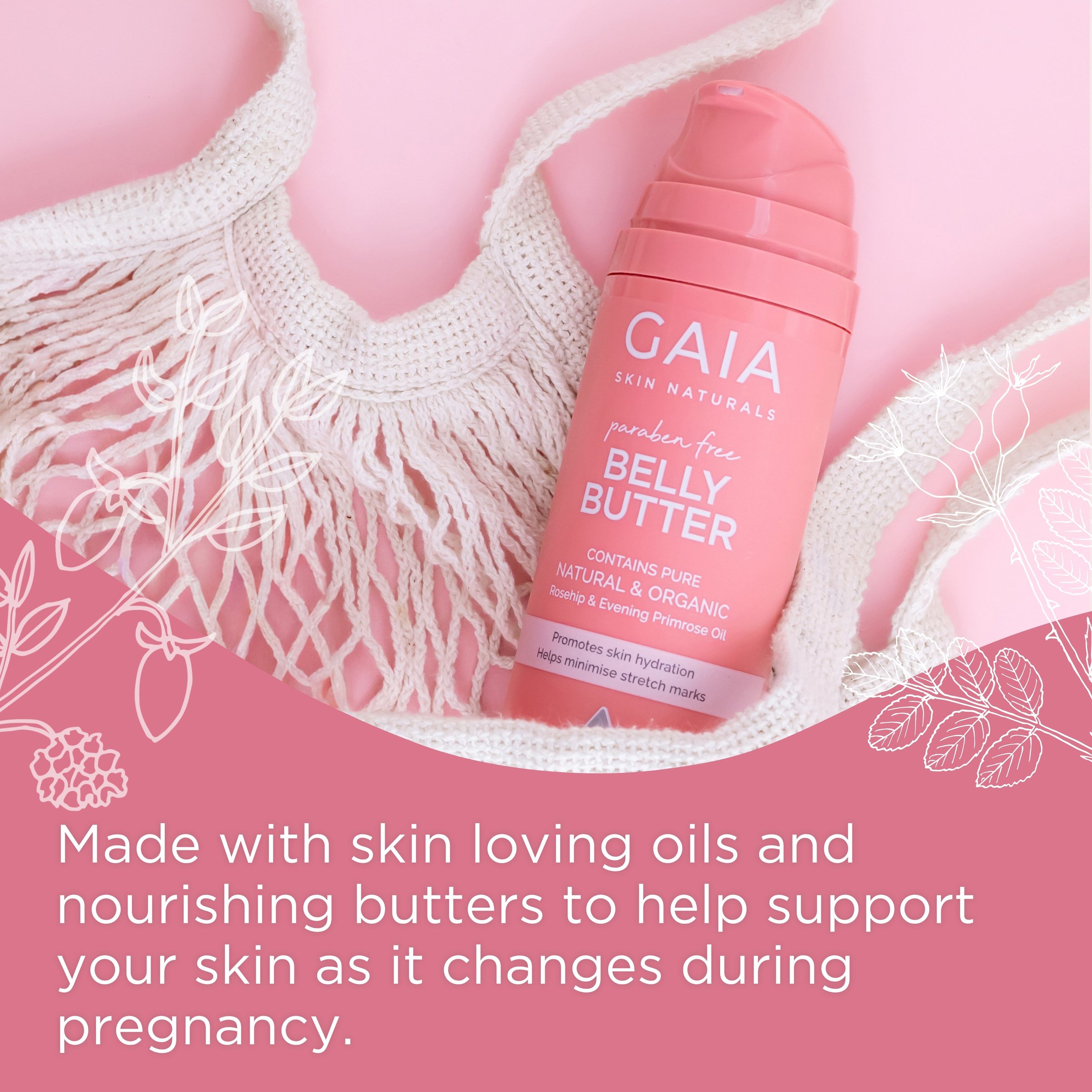 Gaia Skin Naturals Belly Butter 140ml - Image 9