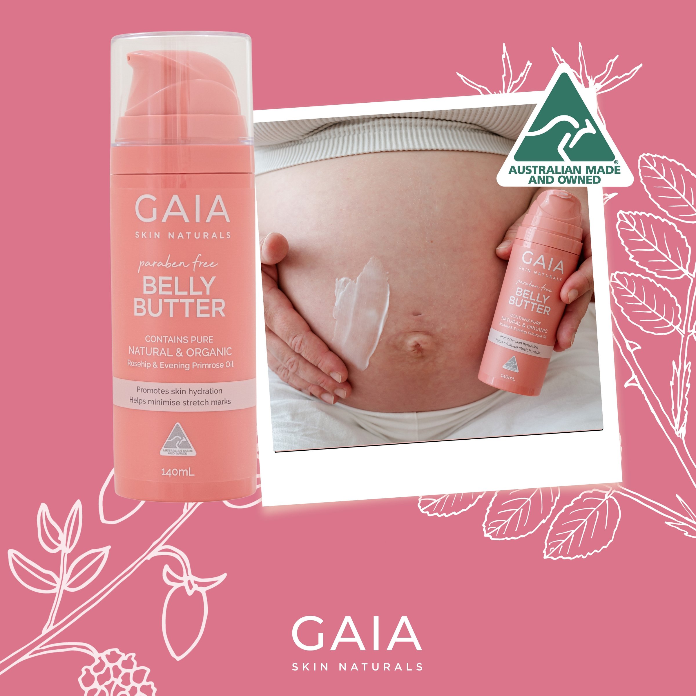 Gaia Skin Naturals Belly Butter 140ml - Image 3