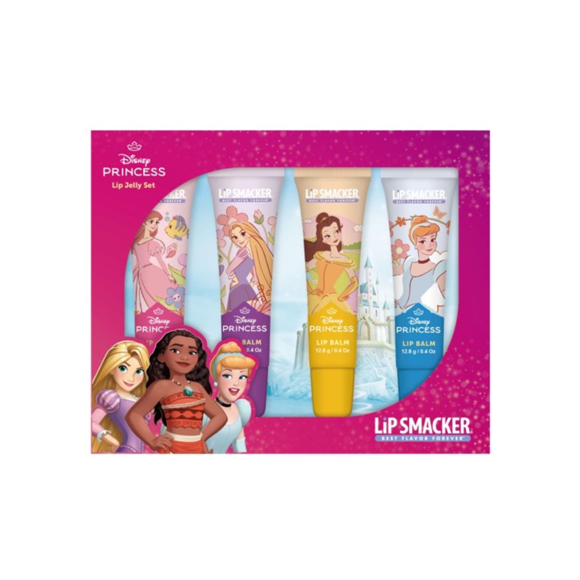 Lip Smacker Princess Lip Balm Tube 4 pack