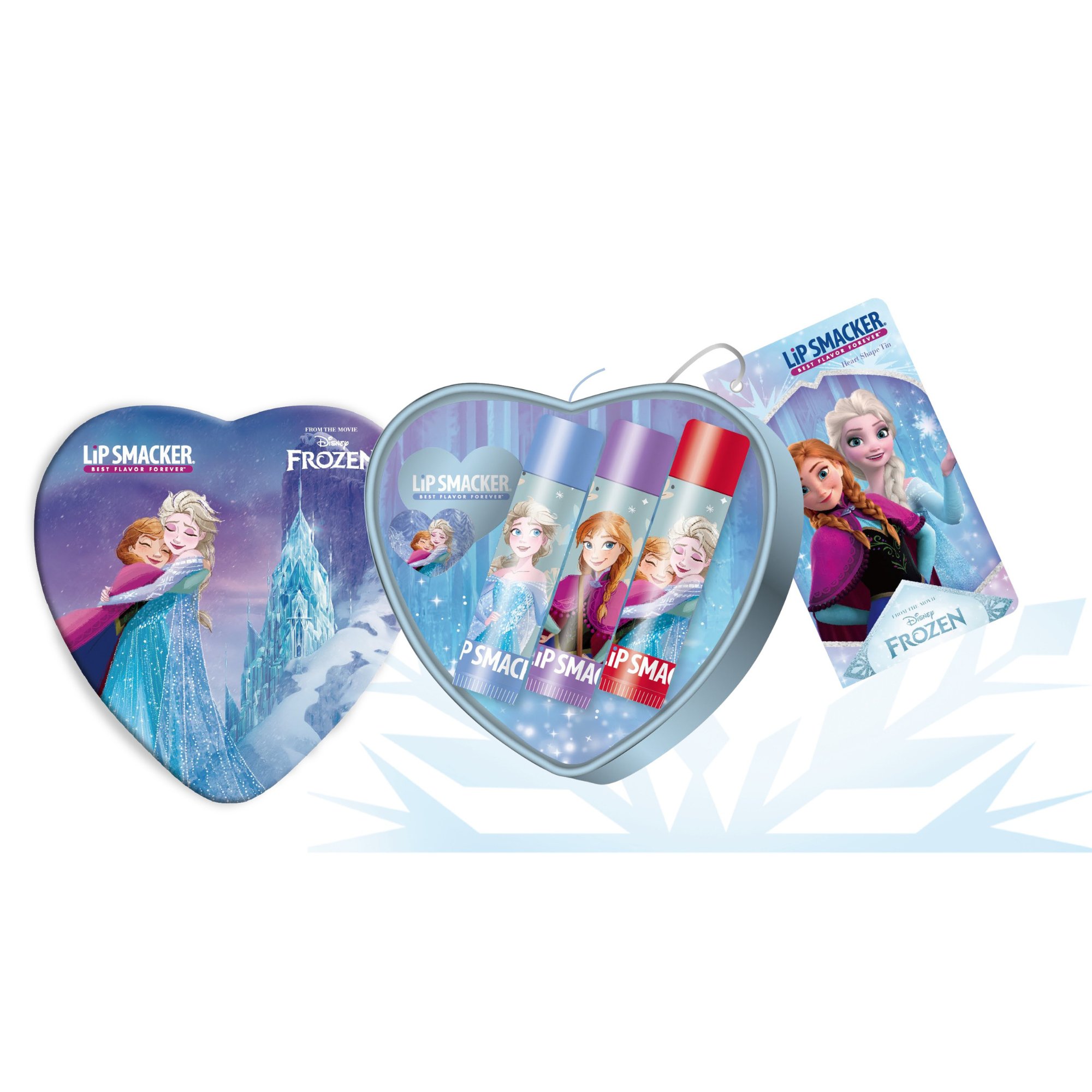 Lip Smacker Frozen Lip Balm Trio With Heart Shape Tin 3 piece